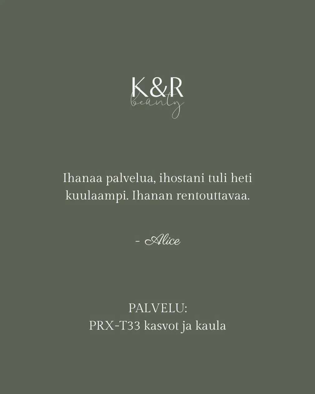 Kiitos tuhannesti palautteistanne! ❤️

Kaipaatko sin&auml;kin hieman hehkua pime&auml;&auml;n vuodenaikaan? 
 
- Lis&auml;&auml; kiiltok&auml;sittely kampaamok&auml;yntiisi (vain 12&euro;) tai osta kiiltohoidossa k&auml;ytett&auml;v&auml; Davines Liq