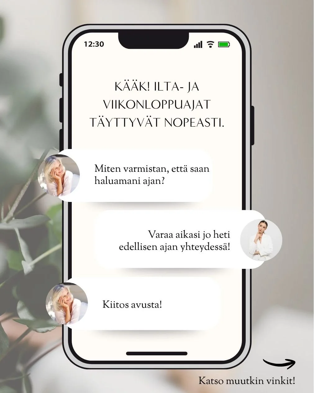 &ldquo;Miksi on niin vaikeaa varata aikaa?&rdquo; 🤔 Varauskalenterit t&auml;yttyv&auml;t monissa hoitoloissa nopeasti, etenkin iltaisin ja viikonloppuisin.

Siksi kokosimme t&auml;h&auml;n postaukseen muutaman vinkin, joilla ajan saaminen onnistuu u
