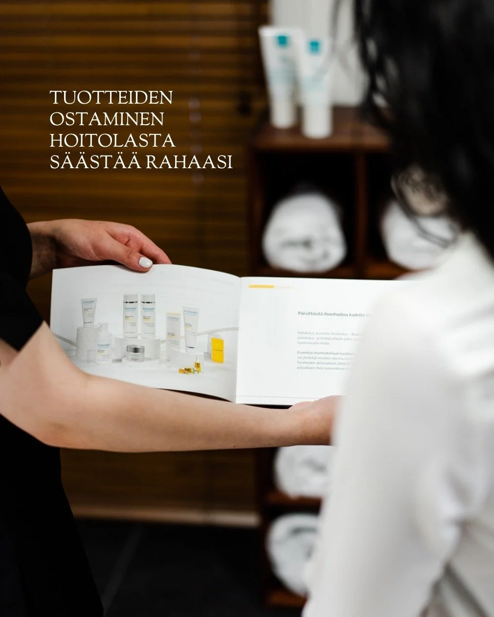 Moni ajattelee, ett&auml; edullisimman tuotteen osto s&auml;&auml;st&auml;&auml; automaattisesti rahaasi. Todellisuudessa ihonhoidossa tilanne on usein p&auml;invastoin.

Kun ostat tuotteet hoitolasta, saat asiantuntijan tekem&auml;n valinnan juuri s