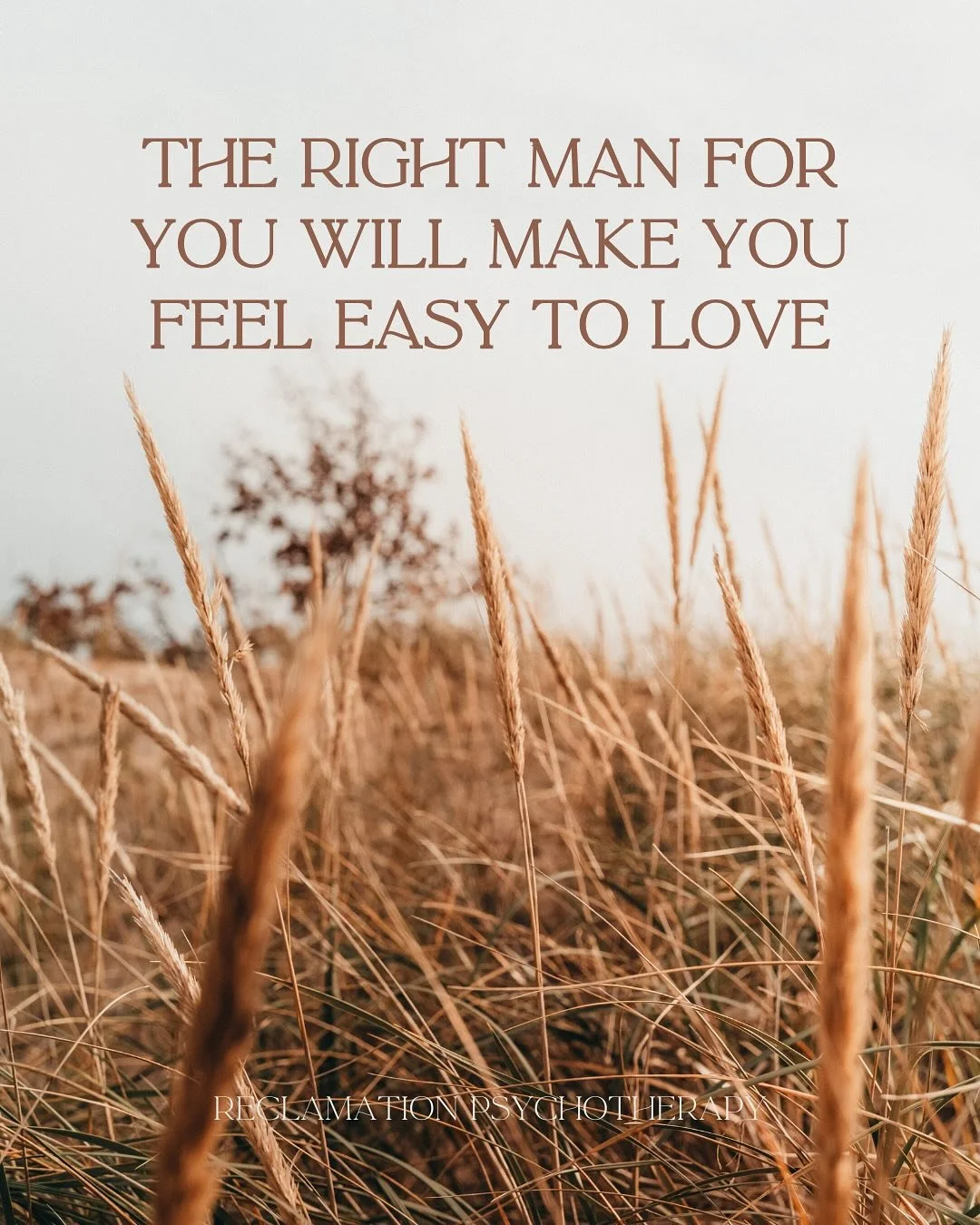The right man for you will make you feel easy to love. His love will bring healing to the places where love hasn&rsquo;t touched yet. His love and admiration for you will come effortlessly. This doesn&rsquo;t mean your connection will always be easy,