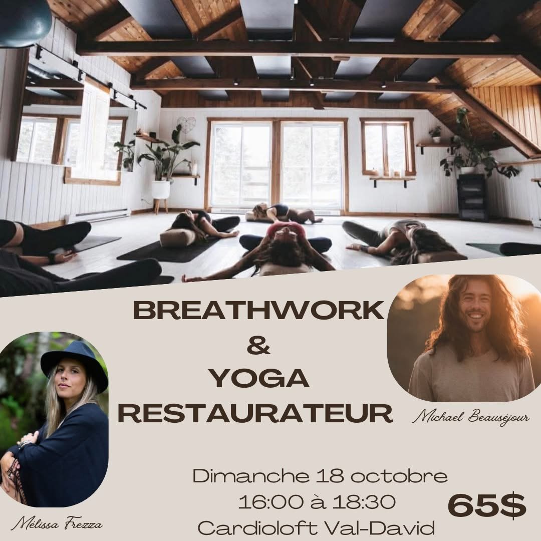 Breathwork et yoga restaurateur Val-David