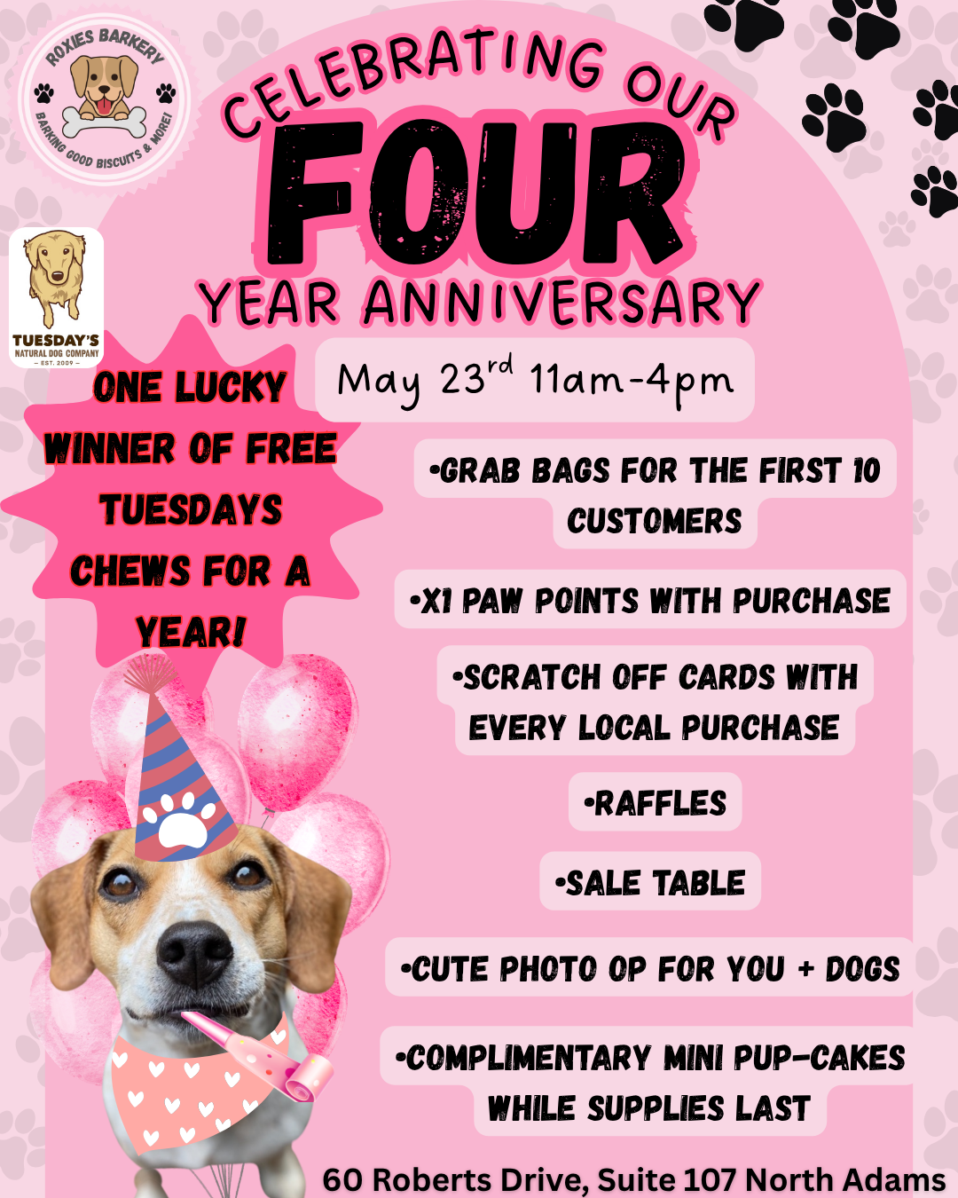 4 Year Anniversary Party!
