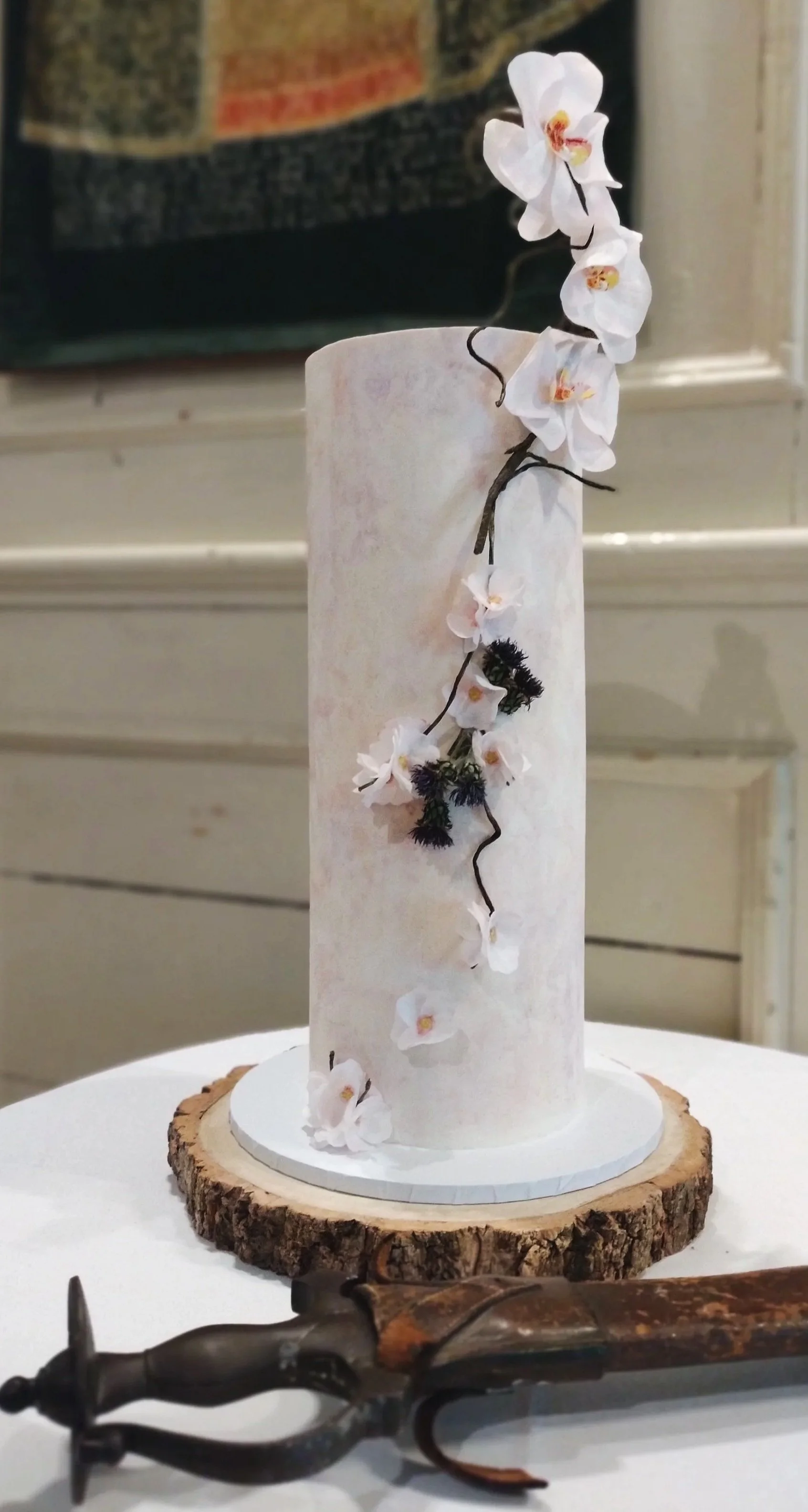 Luxury sustainable bespoke wedding cakes  supplied to clients in Edinburgh, Scottish Borders, Northumberland and surroundings areas.