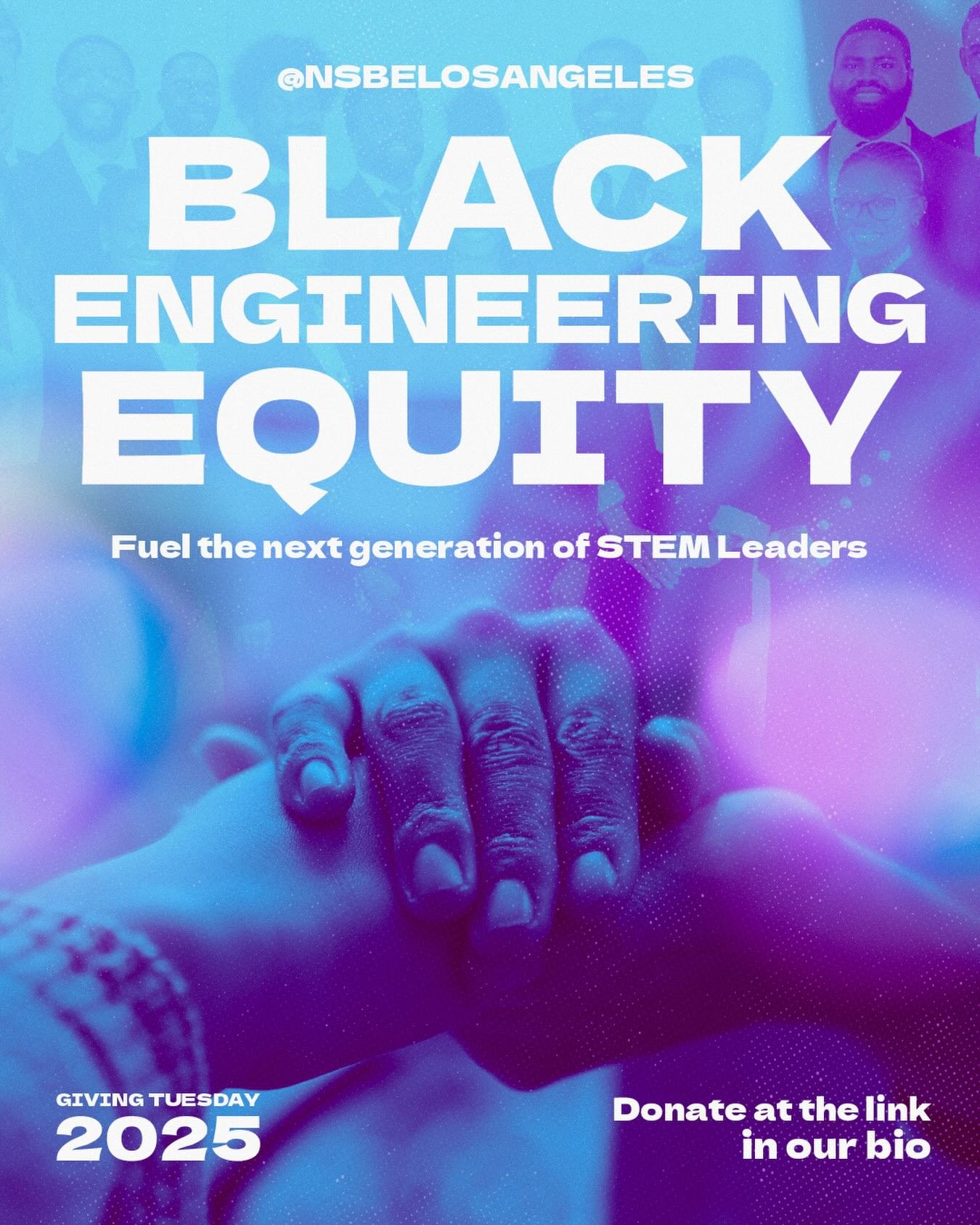 🎓 1 in 5 Black students interested in engineering drop out before graduation due to financial or professional barriers.
We&rsquo;re changing that &mdash; with your help.
Join our Giving Tuesday campaign and fuel the next generation of Black engineer