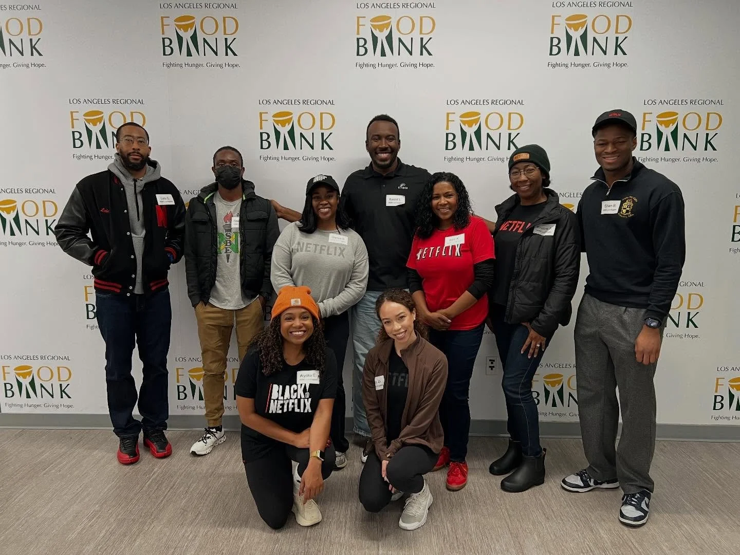 Service feels good! 🛠️ 

So grateful to everyone who joined our annual food drive at the LA Food Bank this past November. Special thanks to the Black at Netflix crew for the incredible support&mdash;we crushed our packing goals and had a blast doing