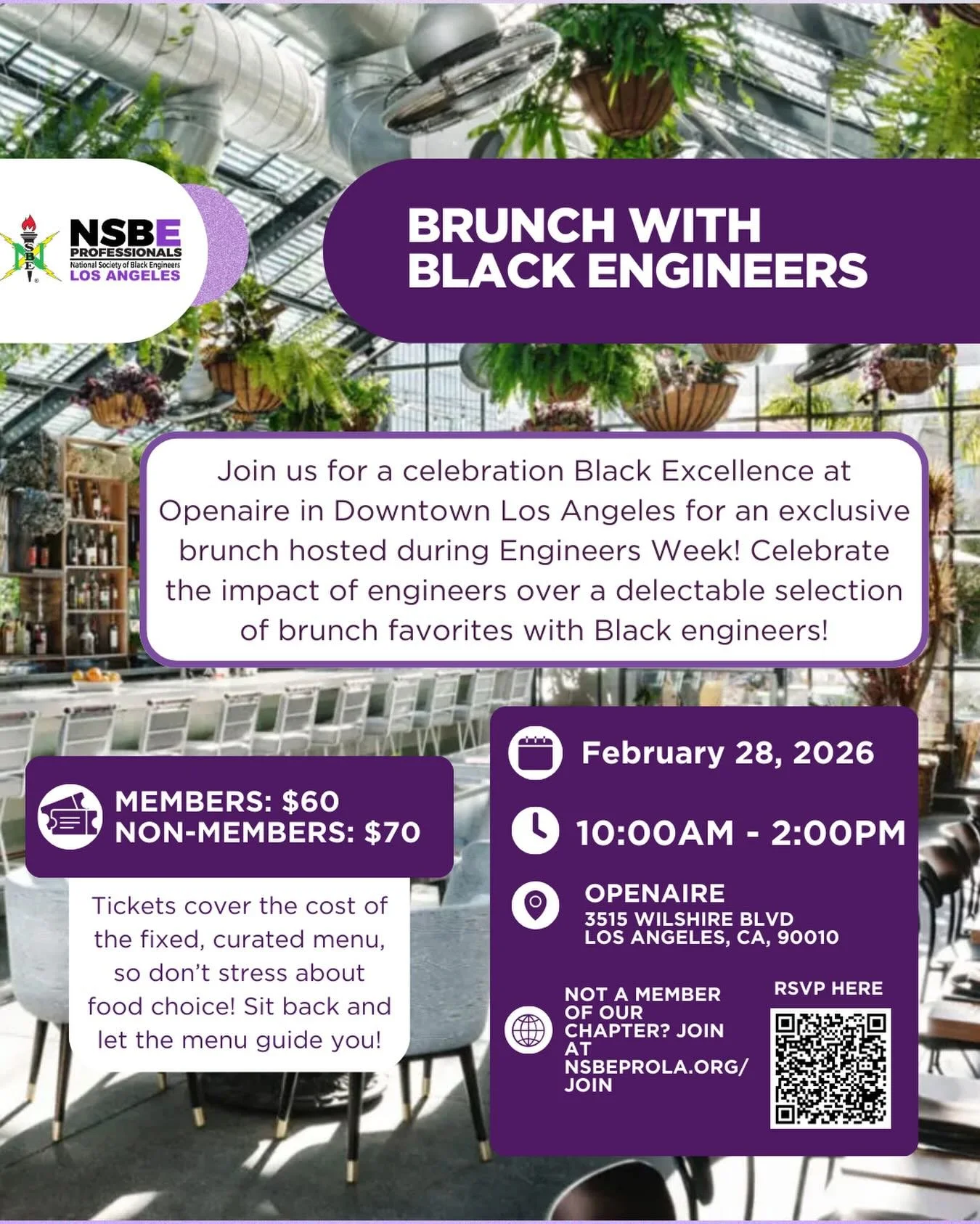 🚨 RSVPs for our Engineers Week Brunch close TODAY at 2PM! 🚨

If you&rsquo;ve been meaning to sign up, this is your sign.

Join us tomorrow at 10AM as we close out Engineers Week with fellowship, great food, and intentional community. After a full w