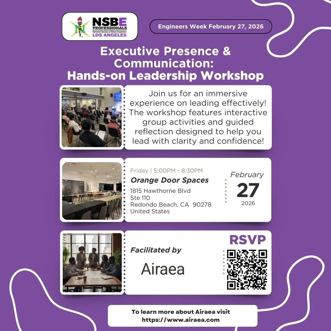 Today&rsquo;s Lineup: Infrastructure &amp; Influence! ⚡️
&bull; 9:45 AM: Burbank Water and Power Company Tour (See you there!)
&bull; 5:30 PM: Hands-On Leadership Workshop with Airaea 

Don&rsquo;t just watch from the sidelines&mdash;get involved! We