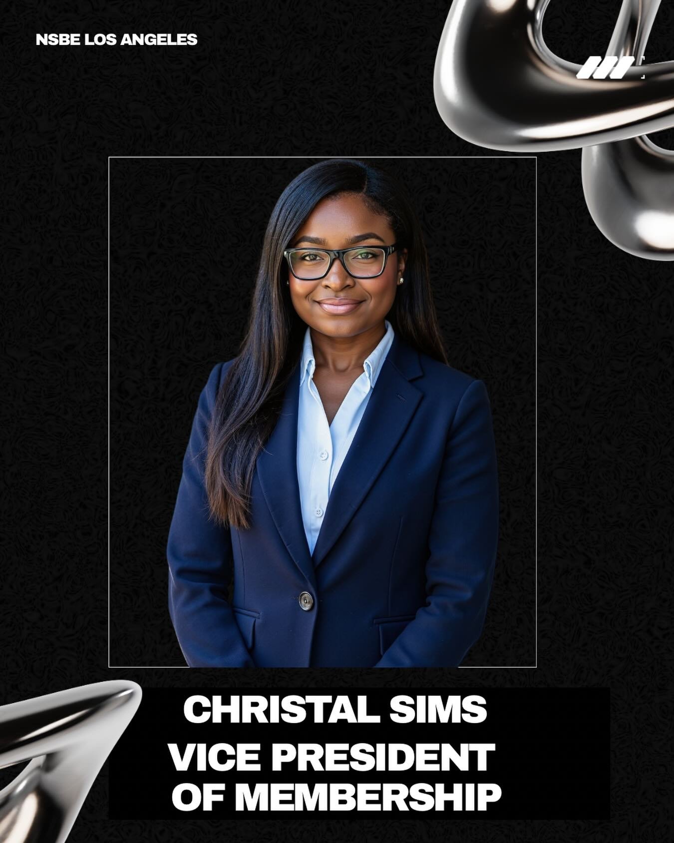 Welcome Christal Sims, our new VP of Membership! ✨

Christal is stepping into the role to lead our Membership Zone through the rest of the term and into the next&mdash;focused on growing, engaging, and supporting our members.

Excited for what&rsquo;