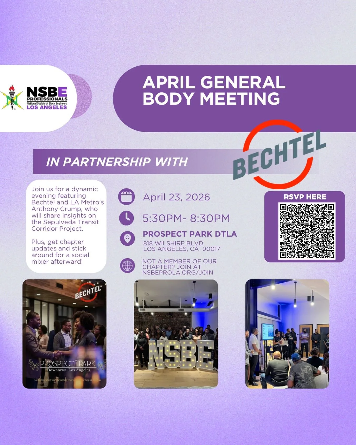 Ready to wrap up the month with a bang? Join us tonight for our April General Body Meeting sponsored by Bechtel, where we&rsquo;ll be covering some major updates you won&rsquo;t want to miss.
Bechtel will be hosting an interactive workshop!

Stick ar