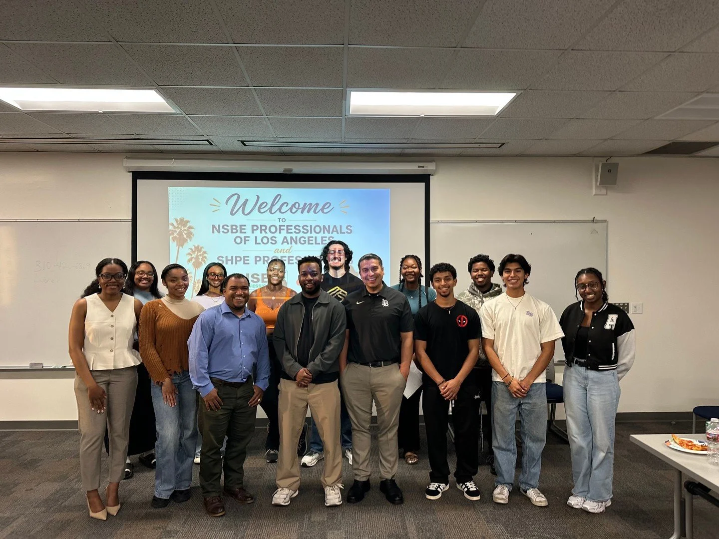Earlier this month, some of our NSBE Los Angeles board members Tynesha Bonds, Asia Brown + Myles Williams stepped onto campus at NSBE CSU Long Beach to pour back into the next generation of engineers!

We joined forces with SHPE Professionals for an 