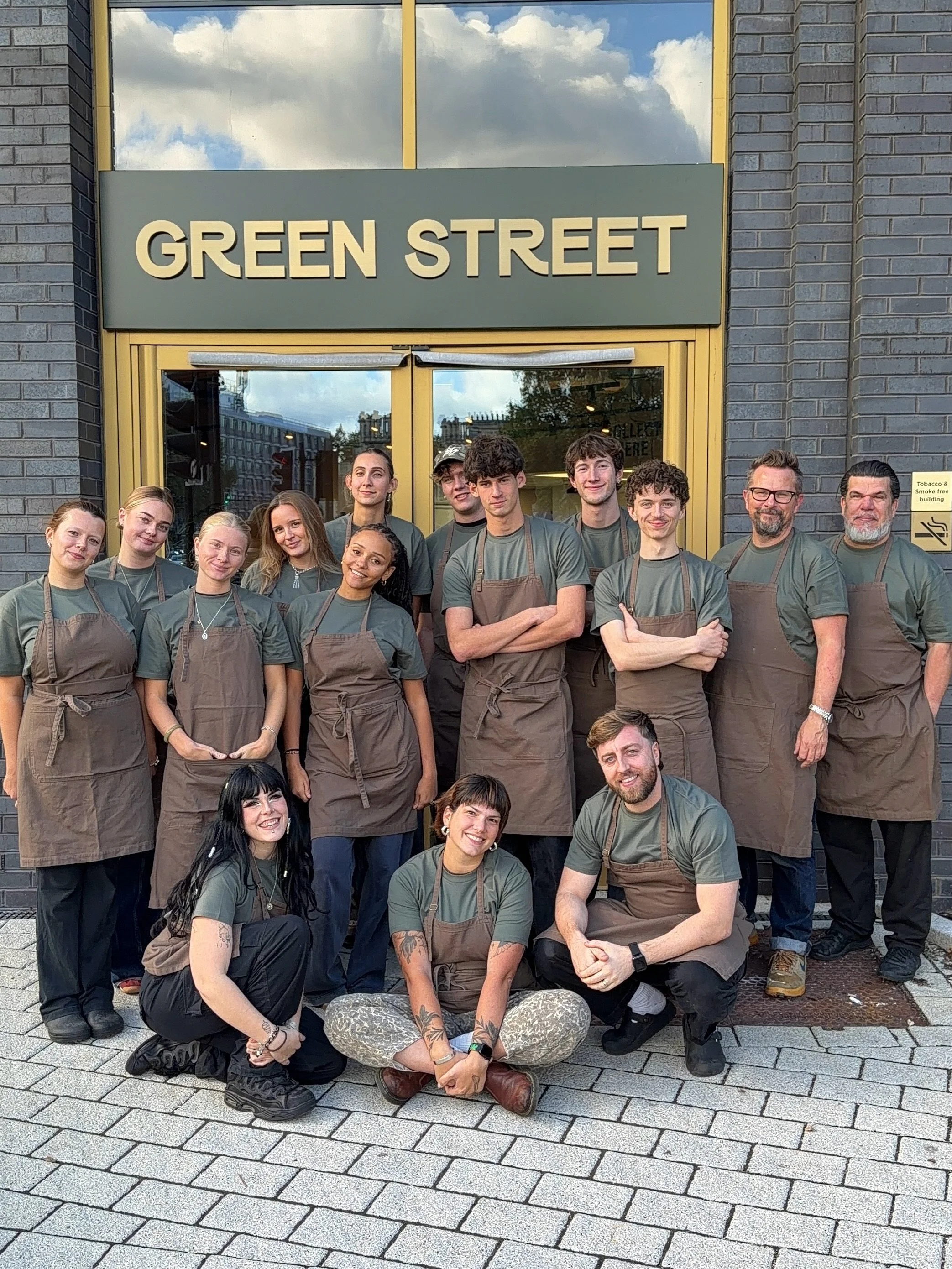 Not long now. Meet the faces of Green Street Bristol.

The first chickens have been cooked, picked &amp; enjoyed.

@triplecoroast delivered our sexy branded @lamarzocco to 100 Victoria Street. Coffee and matchas pending.

@paperwallssigns has signpos