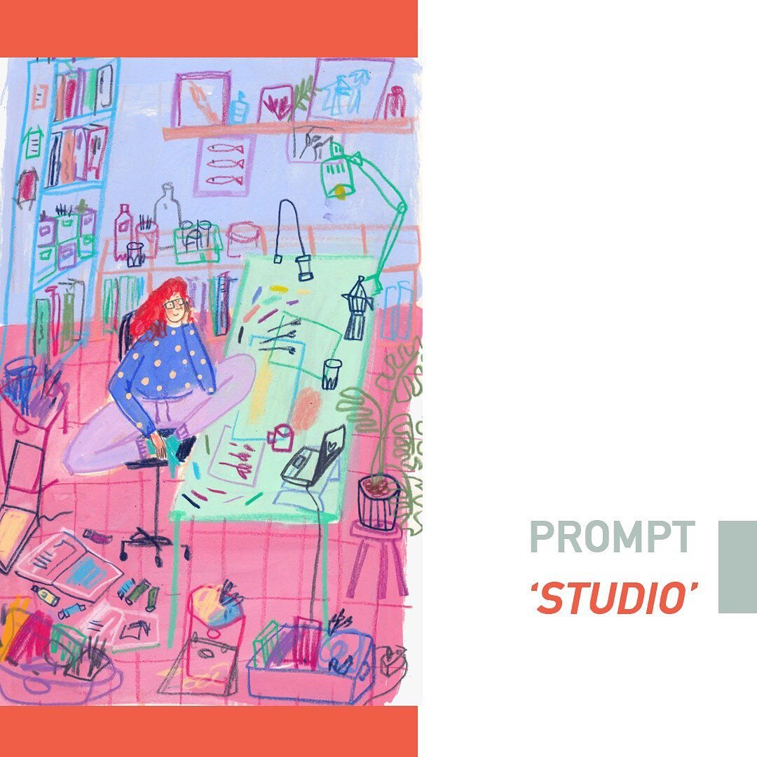 New prompt: Studio (or any place you like to be creative)

Every week we have a new prompt to inspire you to create something. You can make a simple sketch or anything that comes to mind when thinking about the topic. If you want to, you can share yo