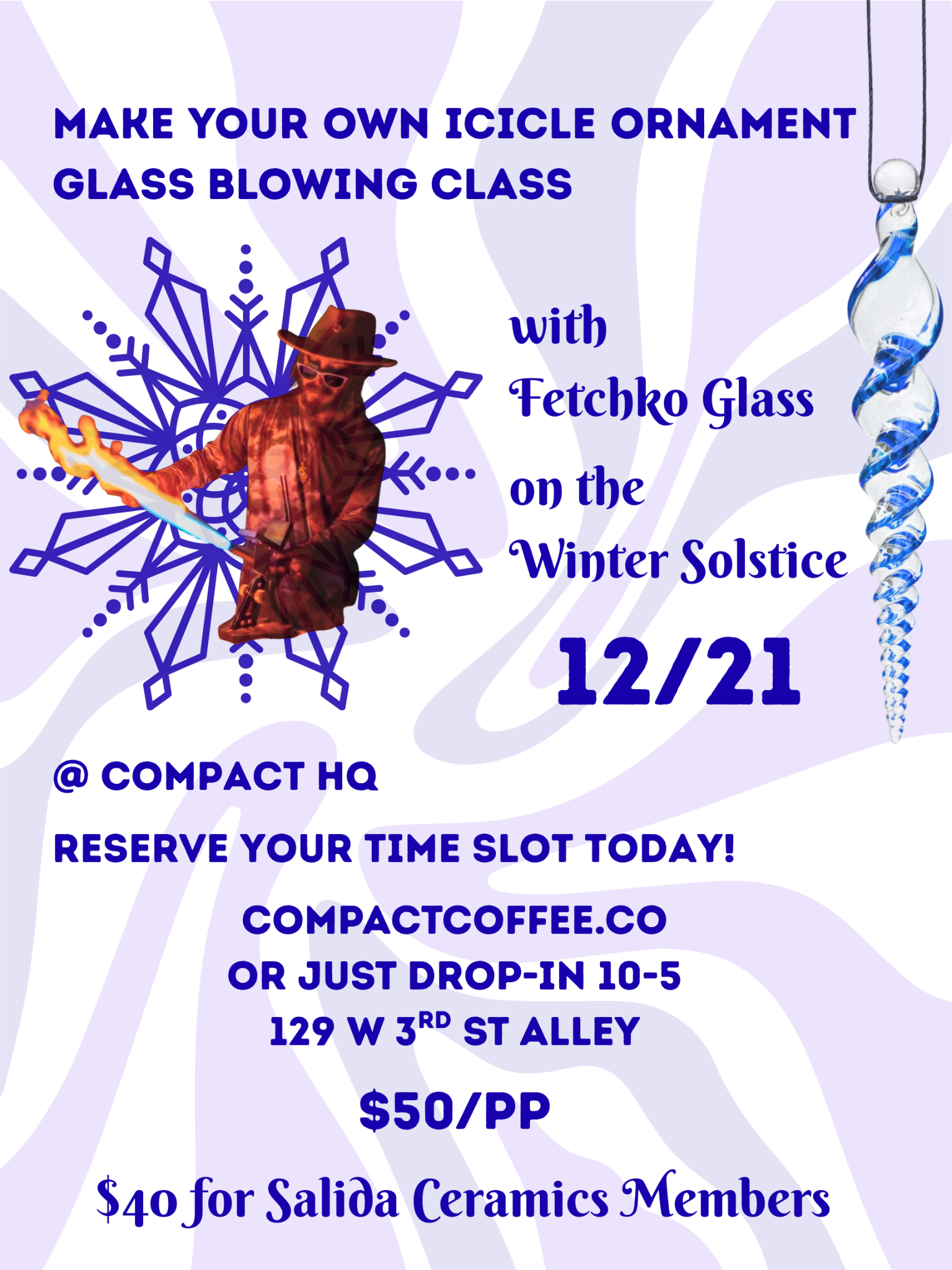 Glass Blowing Class