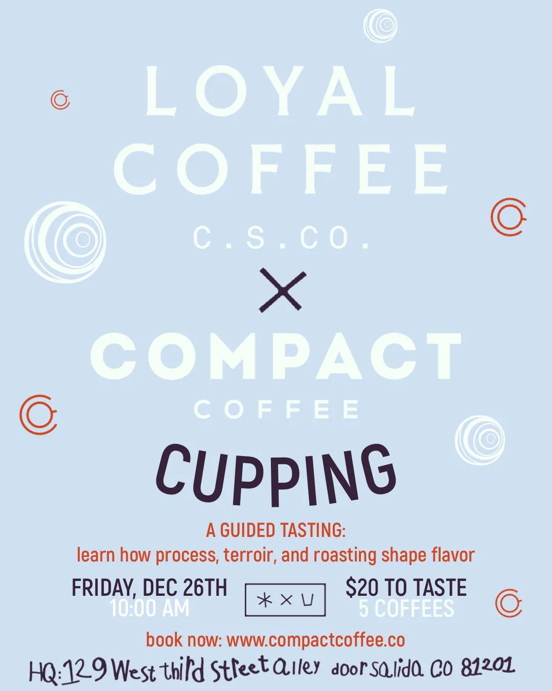Loyal Coffee x Compact Coffee Guided Tasting