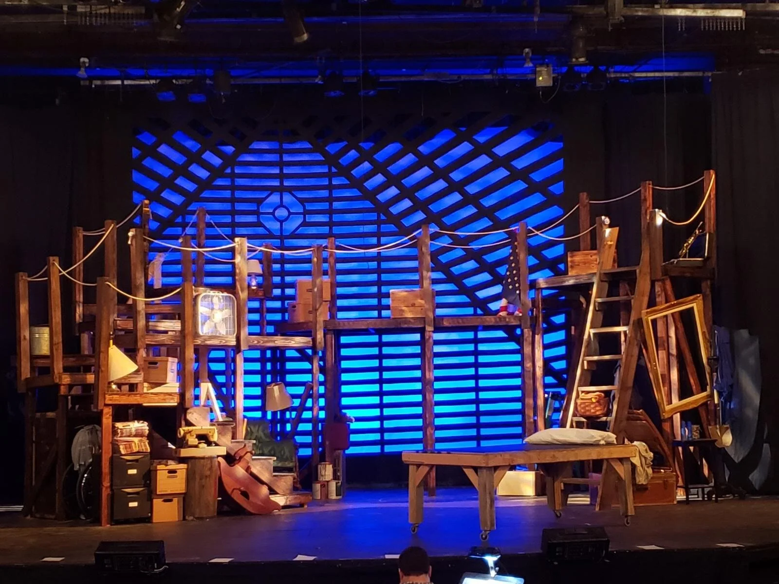 Big Fish Set in progress