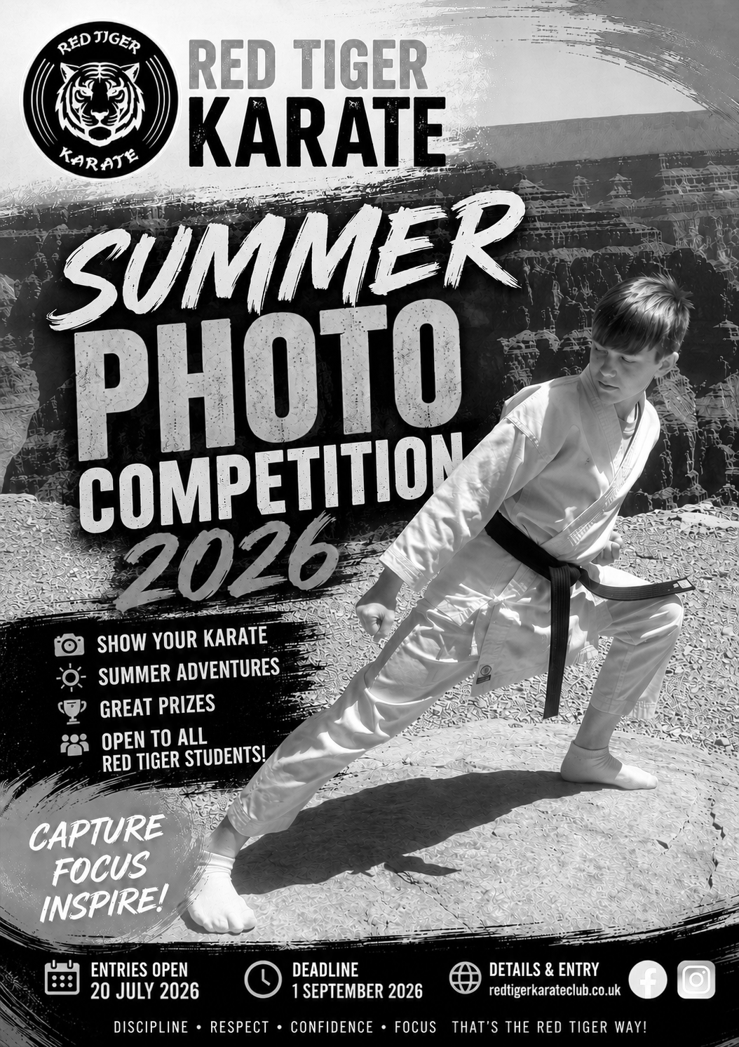 ☀️ Red Tiger Karate Club Summer Photo Competition! 🥋📸