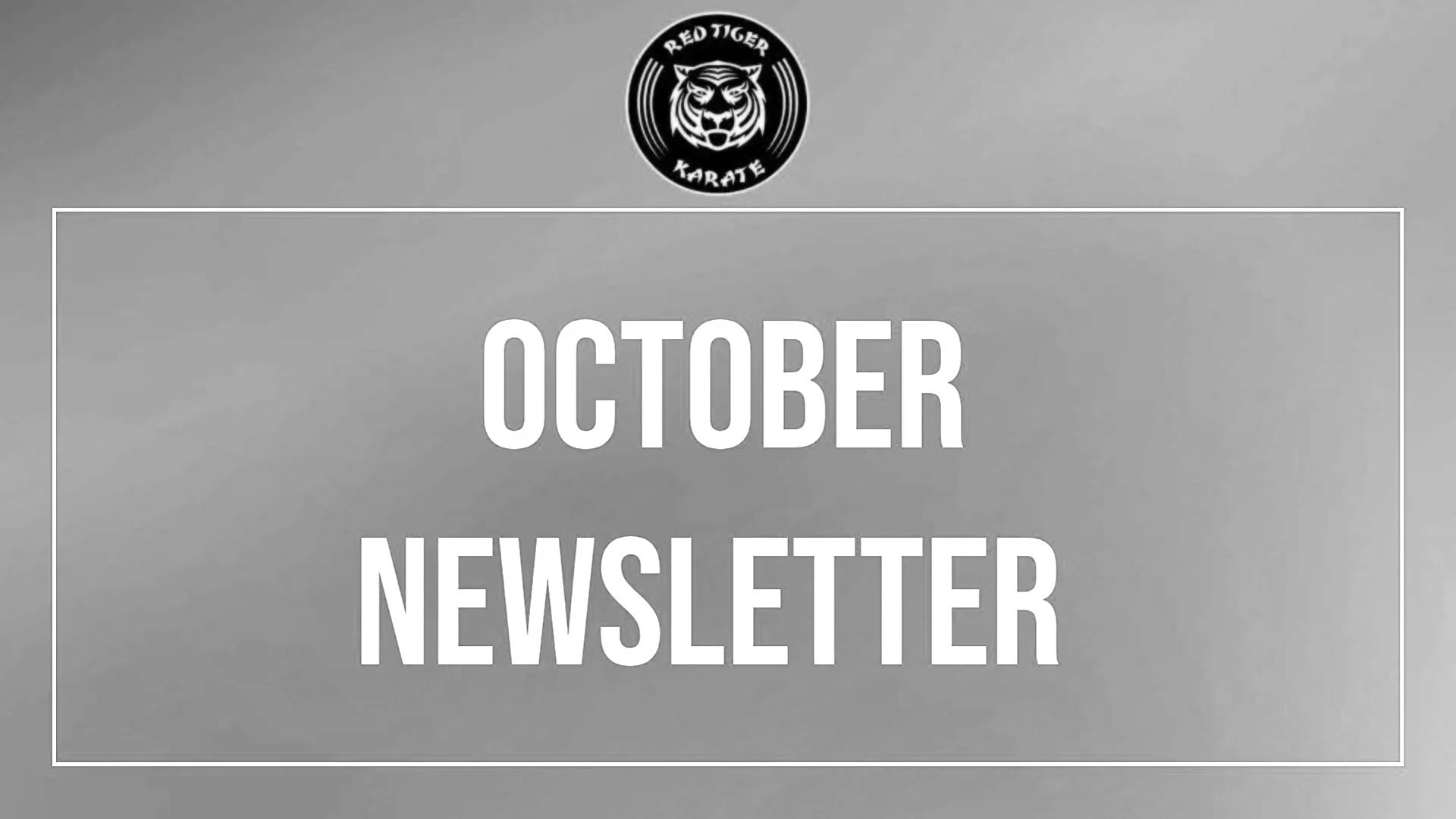 October Newsletter 🍂🥋