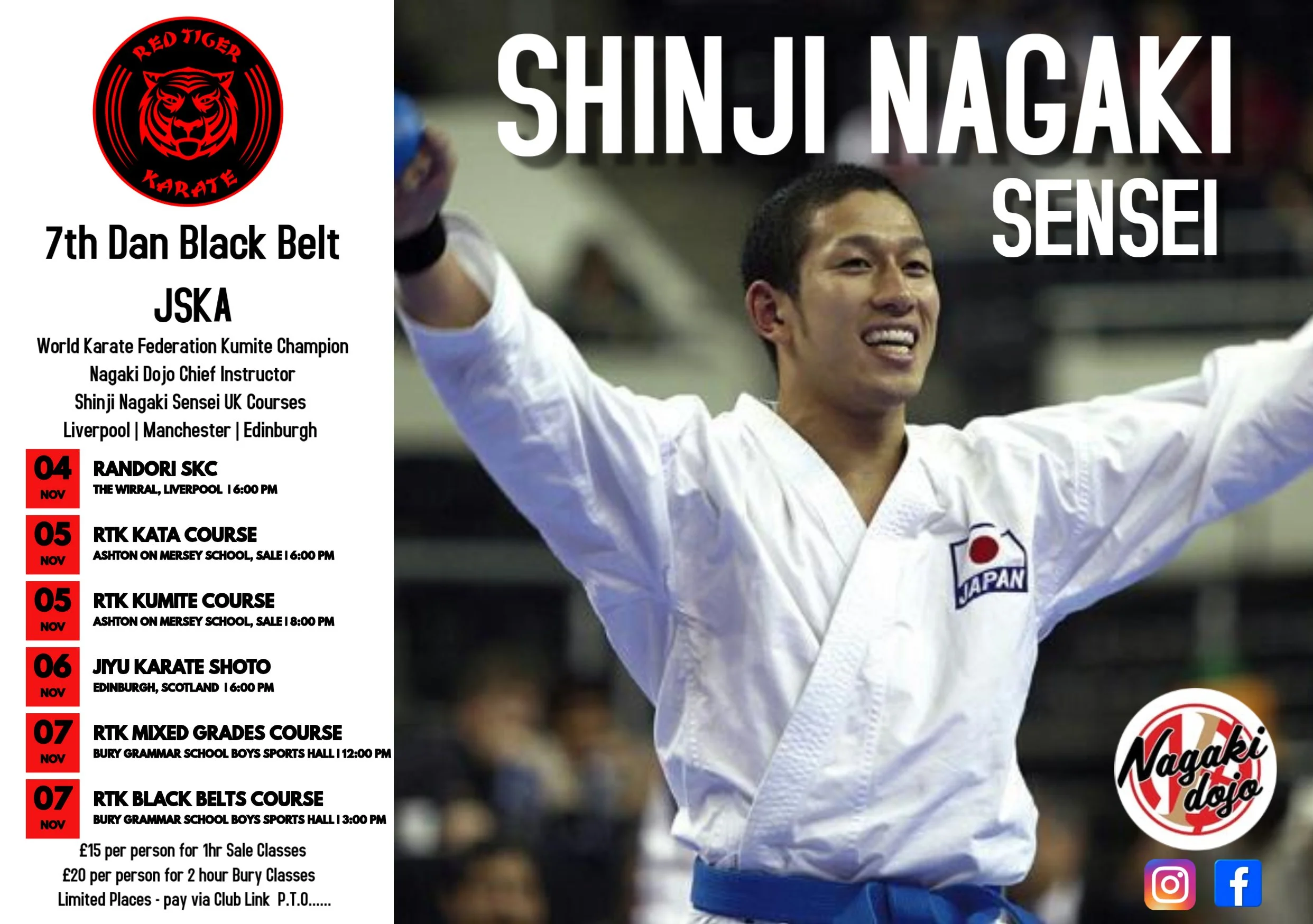WKF Champion Shinji Nagaki Sensei Kata Course 