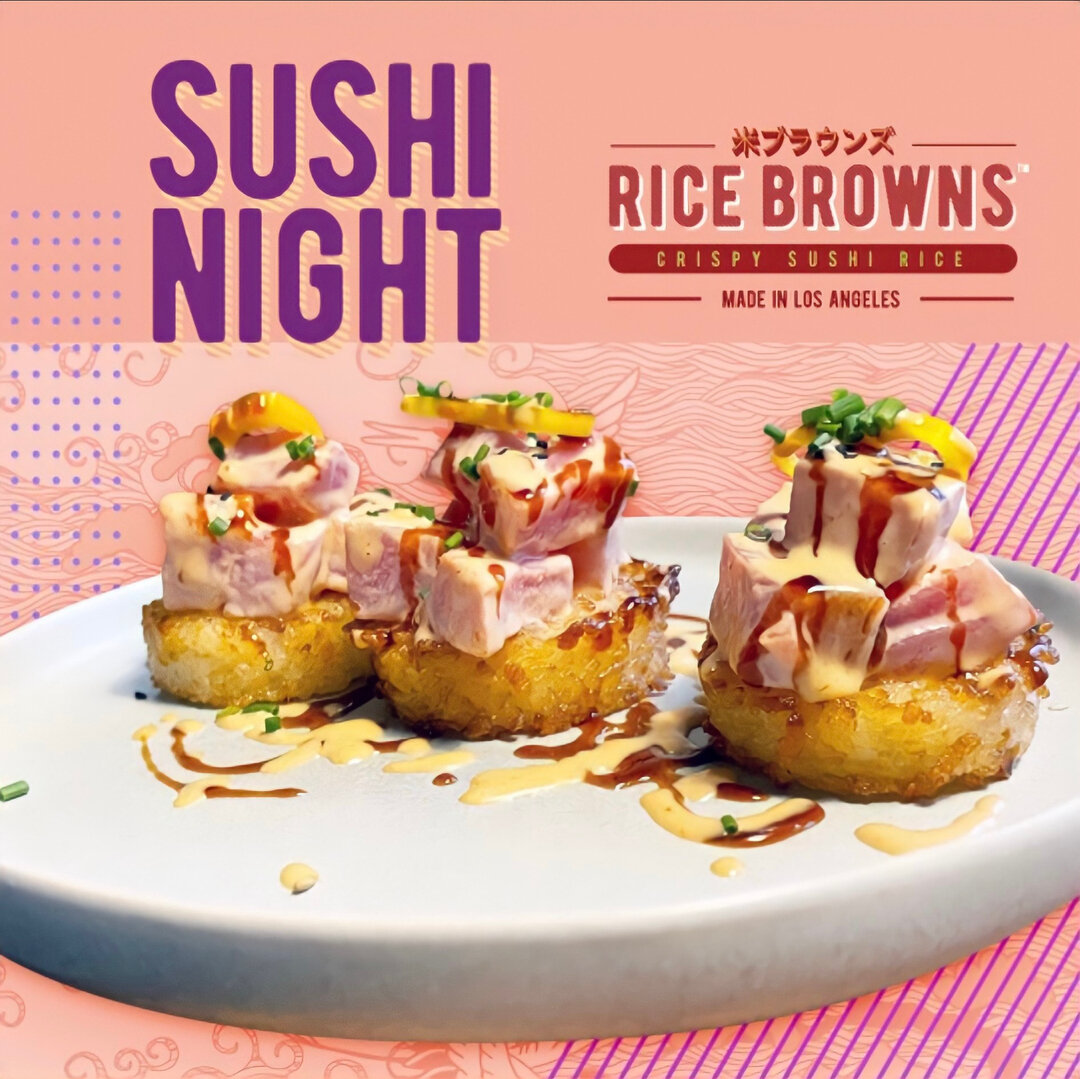 Not in the mood to spend $100s at @noburestaurants tonight? Rice Browns give you that Nobu experience from the comfort of your own kitchen! A home cooked, high-class sushi night, with none of the hassle.​​​​​​​​
​​​​​​​​
Shop now @bristolfarms @gelso