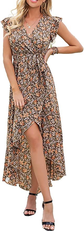 Grecerelle Summer Floral Print Dress