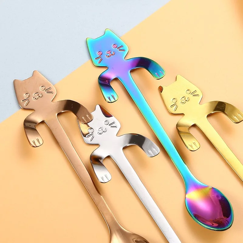 Cat Shaped Coffee Spoon