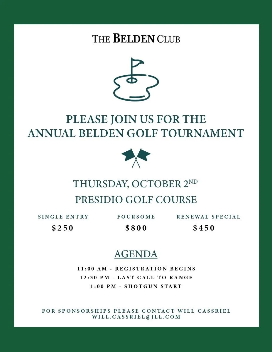 Belden Annual Golf Tournament - October 2nd 2025
