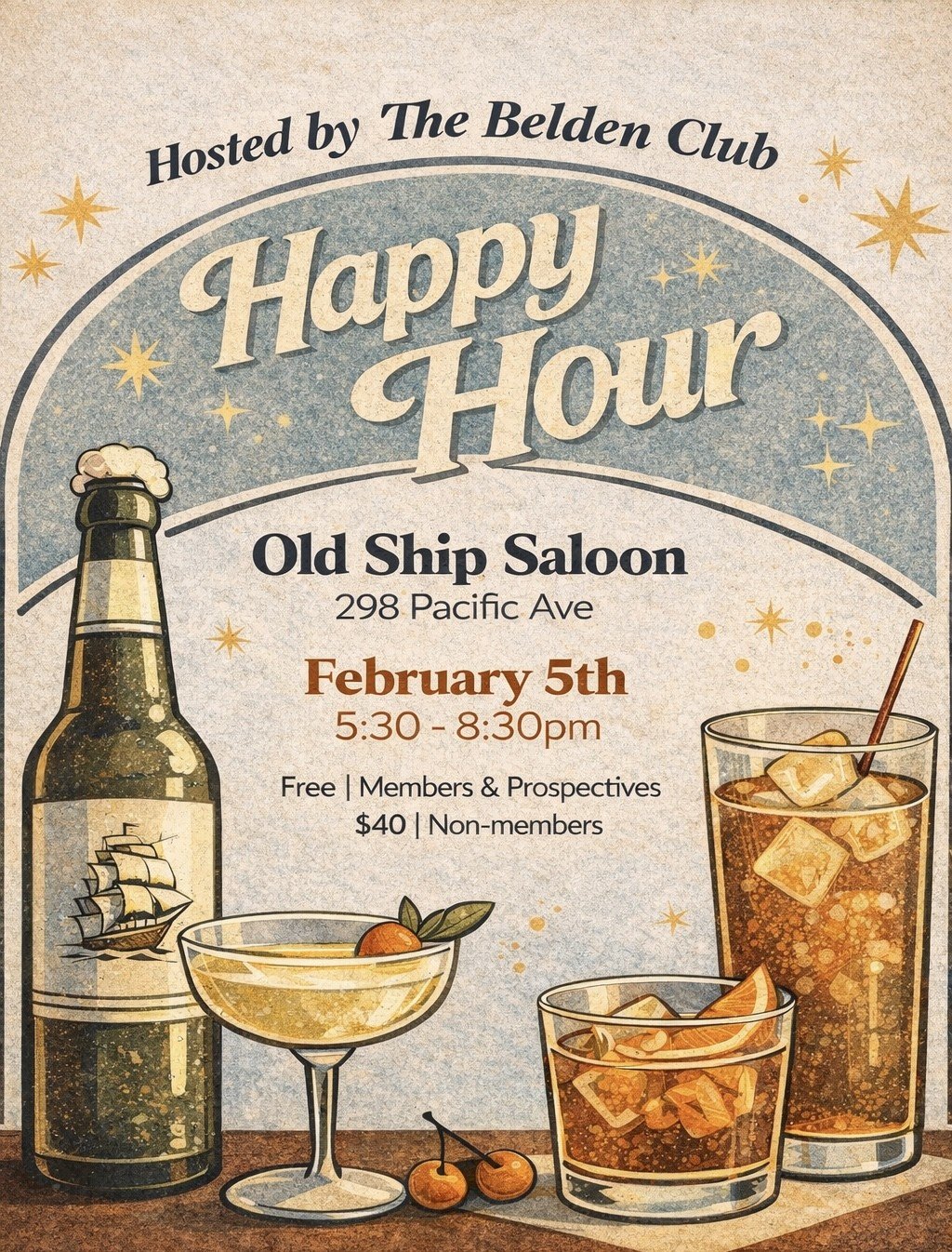 February Thirsty Thursday - Old Ship Saloon