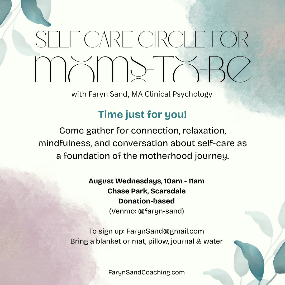 Self-Care Circle for Moms-to-Be: A 4-Part Series