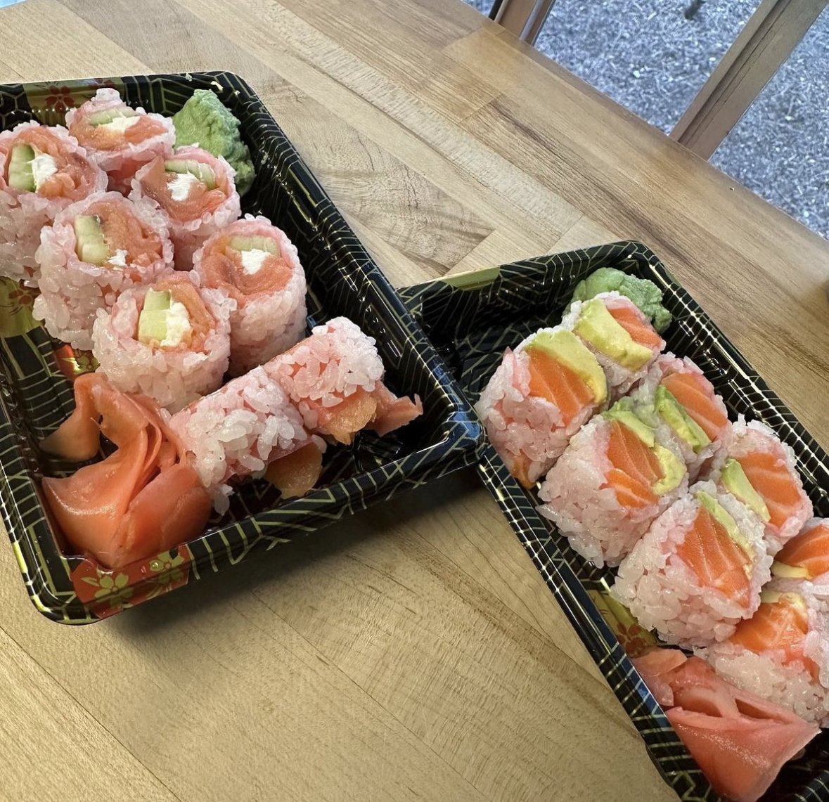 Sushi from the Just Roll'd Up food truck in Pittsburgh