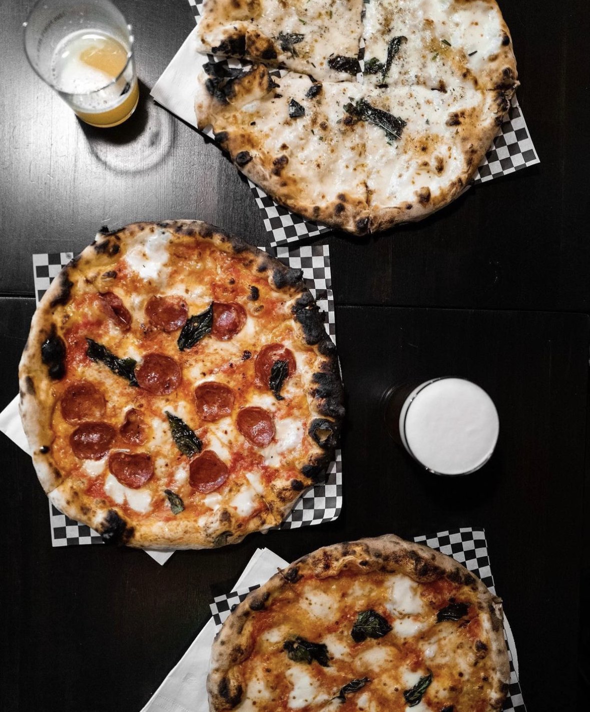 Pizza from Alberta's Pizza food truck in Pittsburgh.