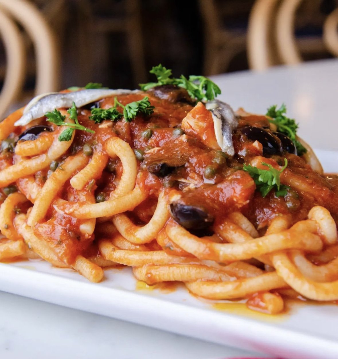 A pasta dish from DiAnoia's Eatery in Pittsburgh