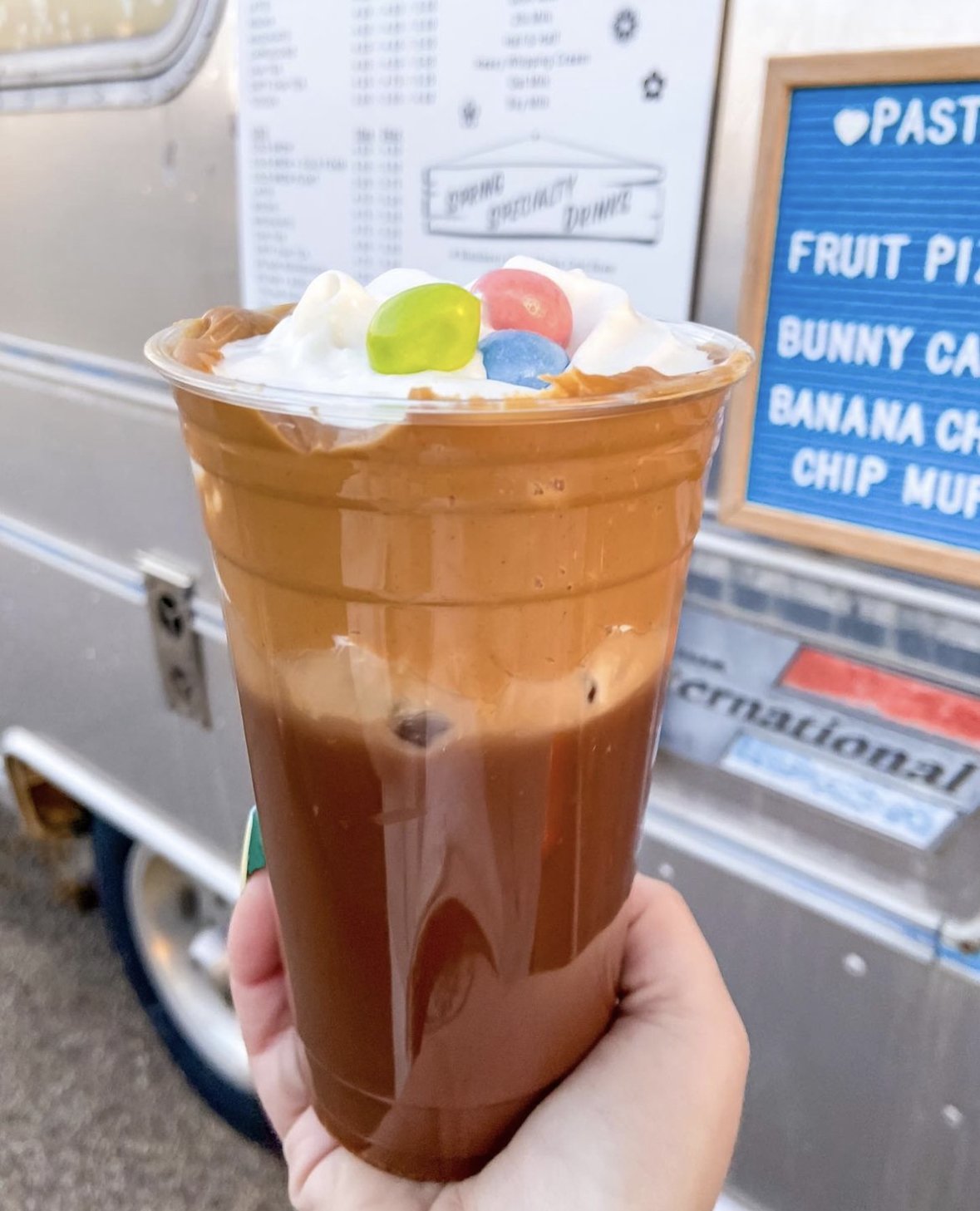 A specialty coffee from Curly Tail Coffee.