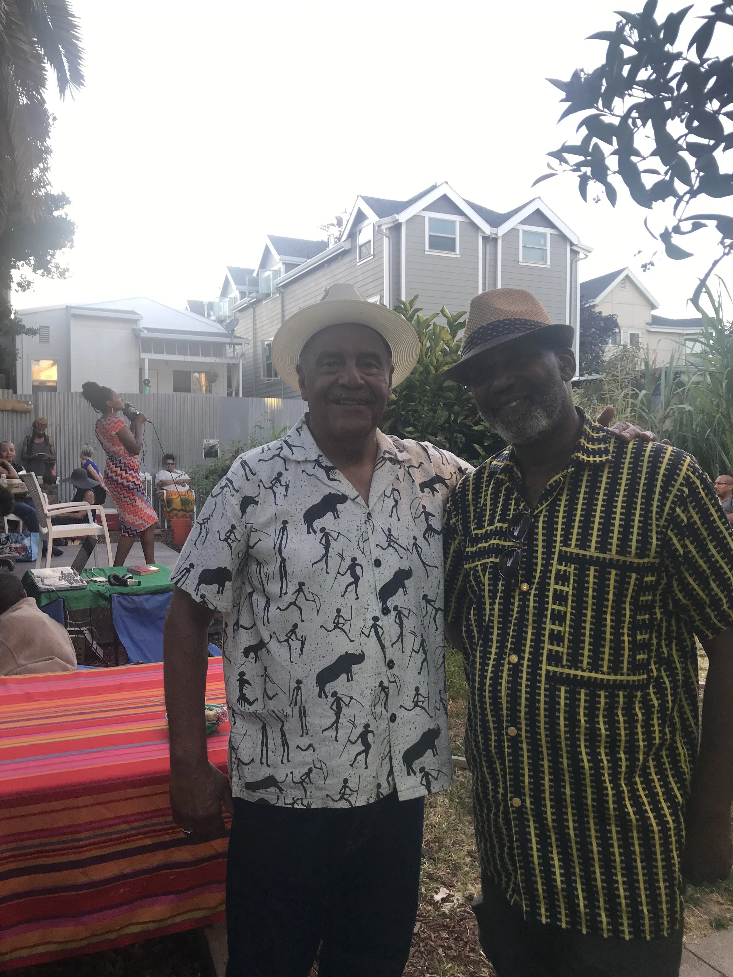 Happy hotel guest enjoying the garden 