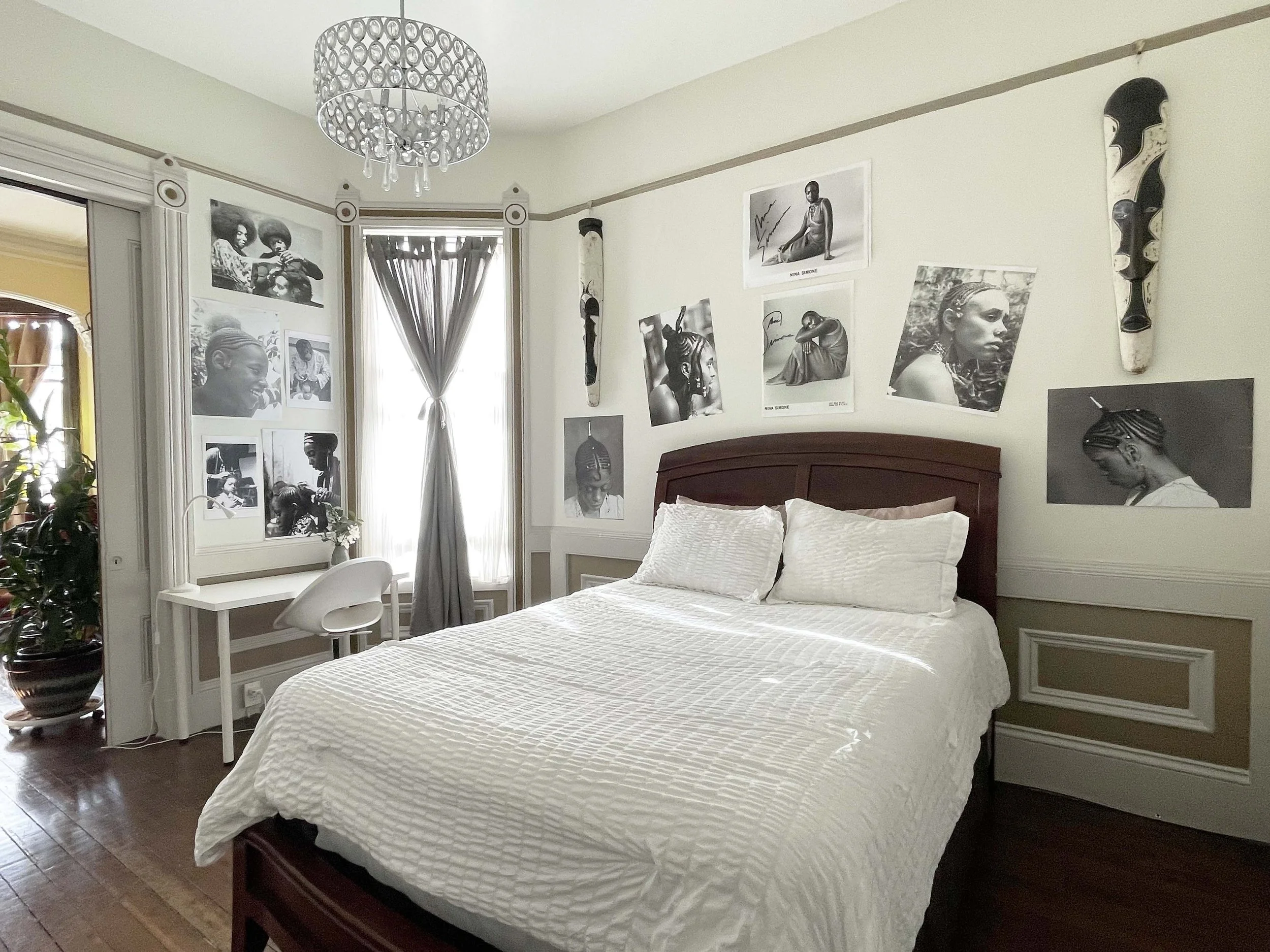 The gallery room at B-Love's Guesthouse