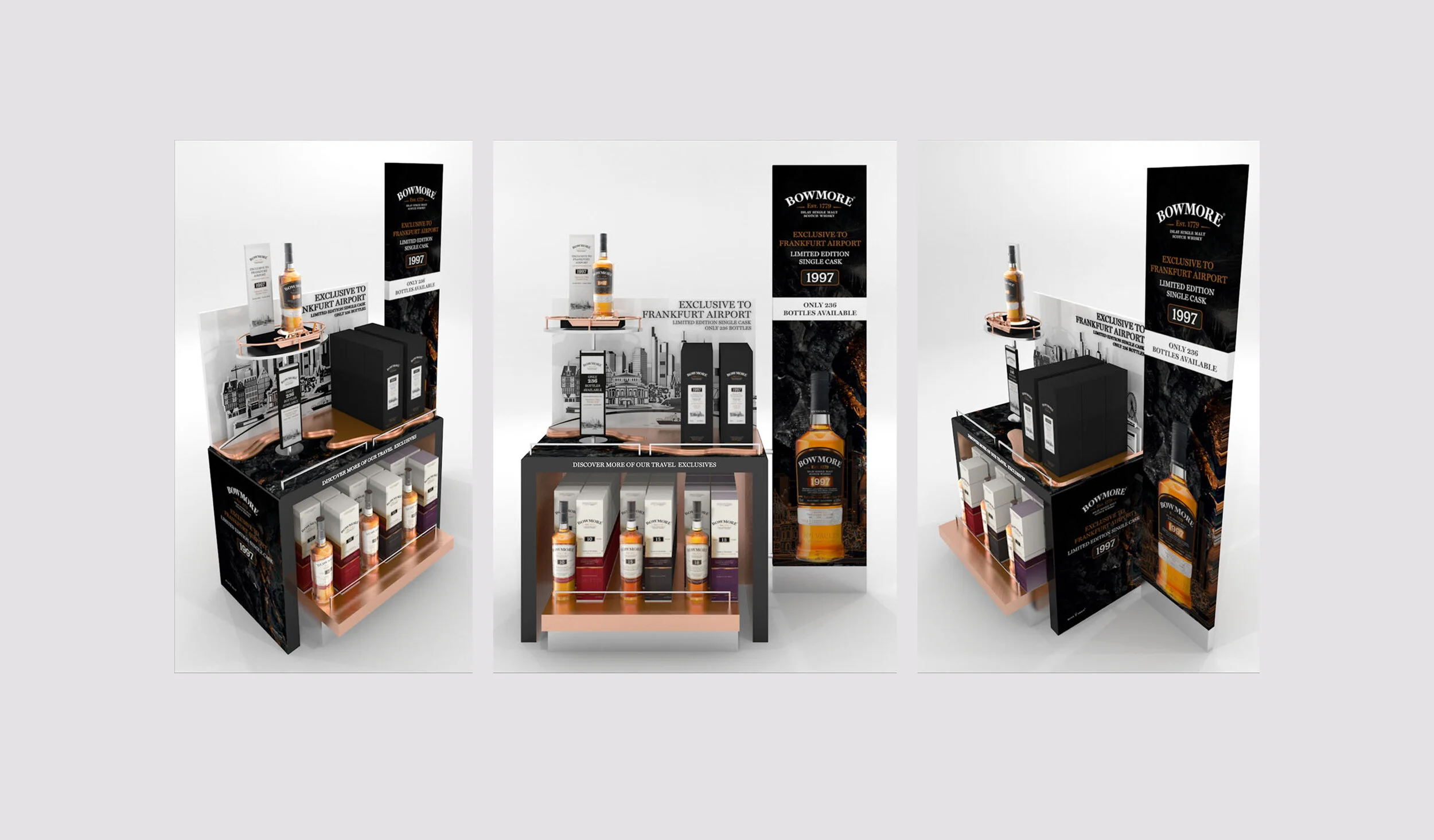 In-store brand activation space (3d render by Nas Dyakov)