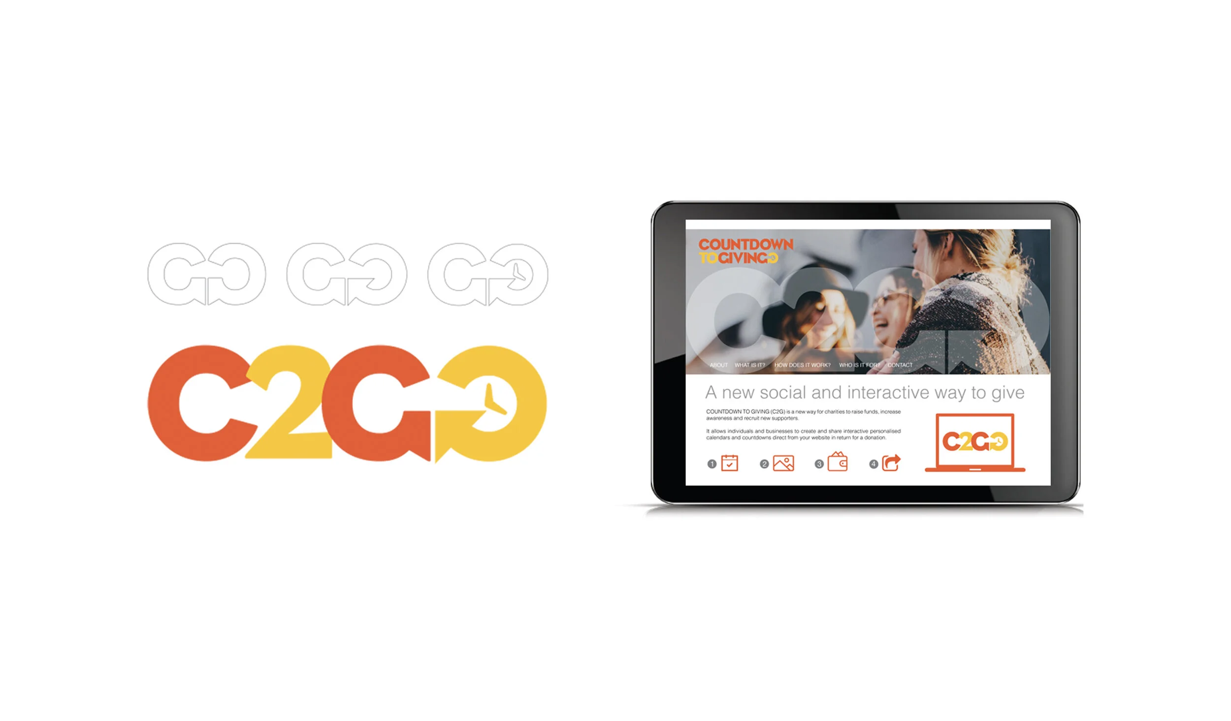 Brand identity design development and website design