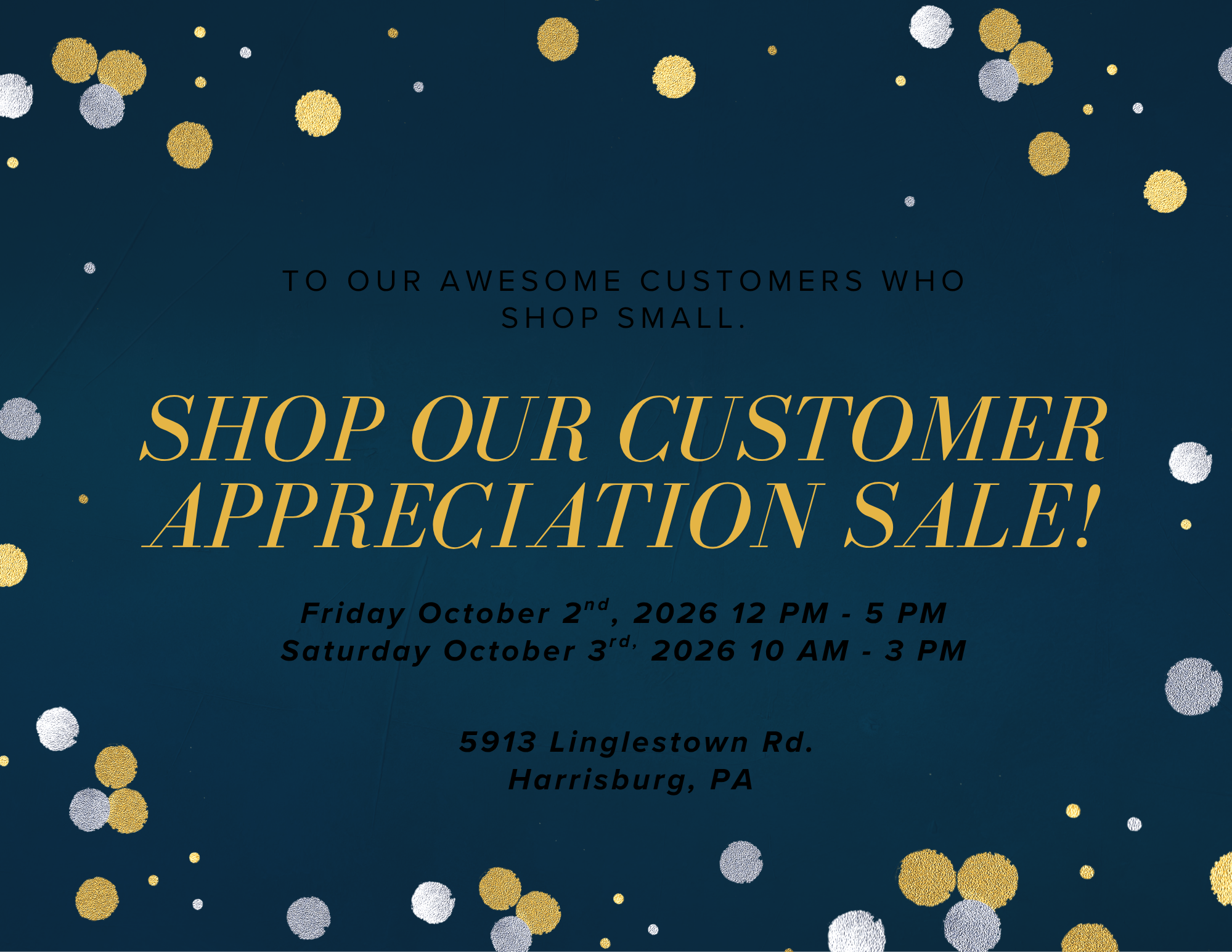 Customer Appreciation Event