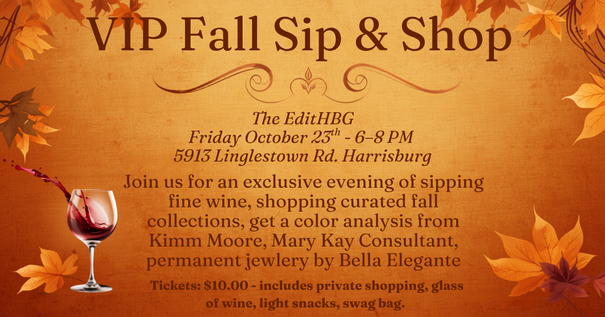 Fall Sip & Shop