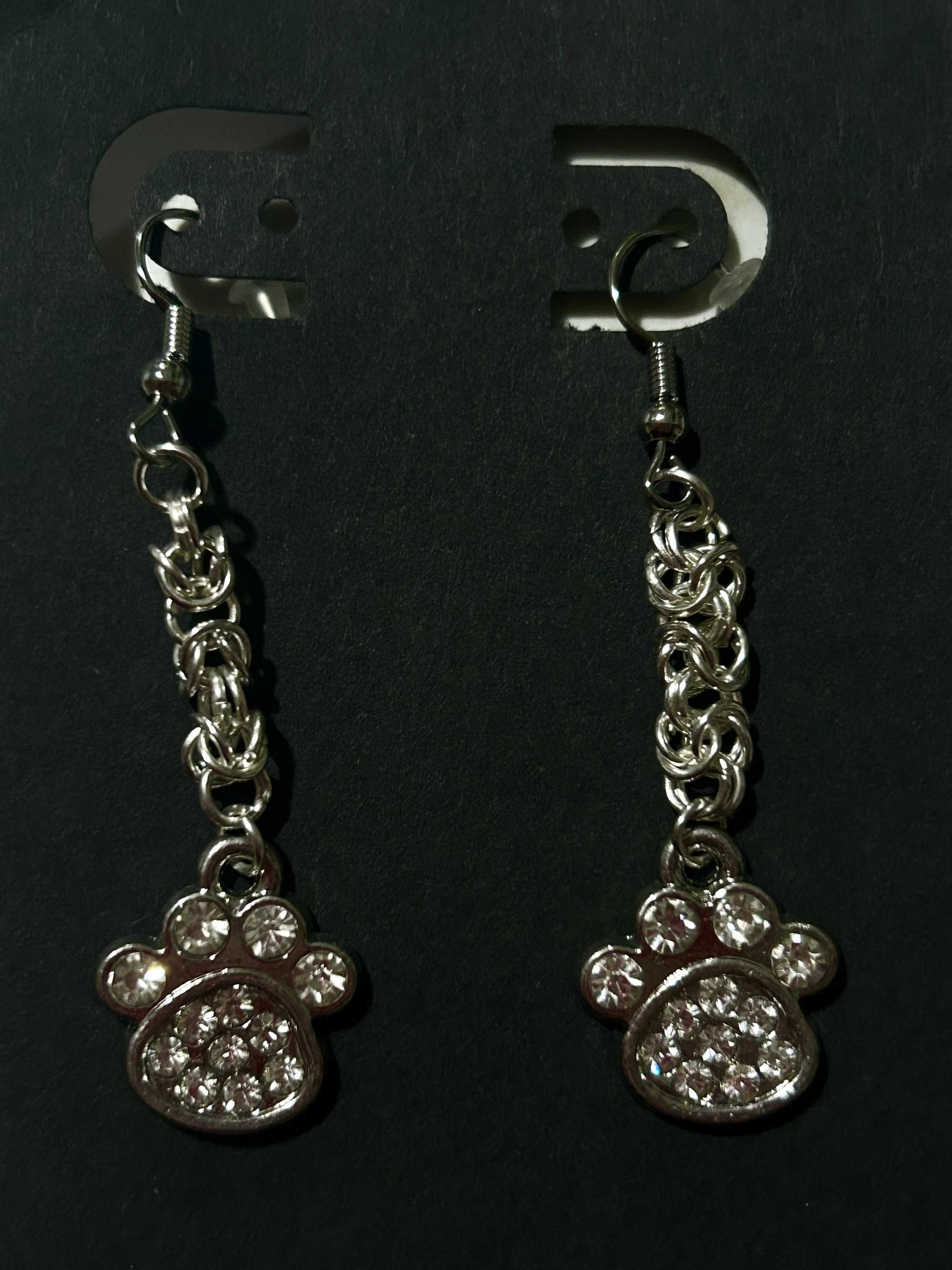 Paw Print Earrings