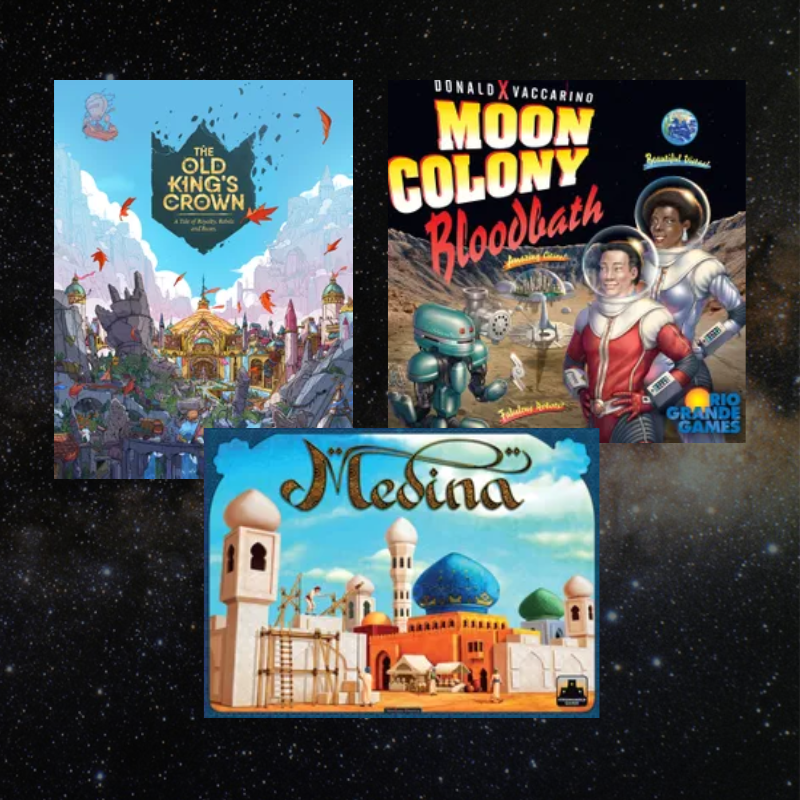 Episode 258: Reports From a Gaming Marathon: Old King's Crown, Blood on the Clocktower, Splotters, and More!