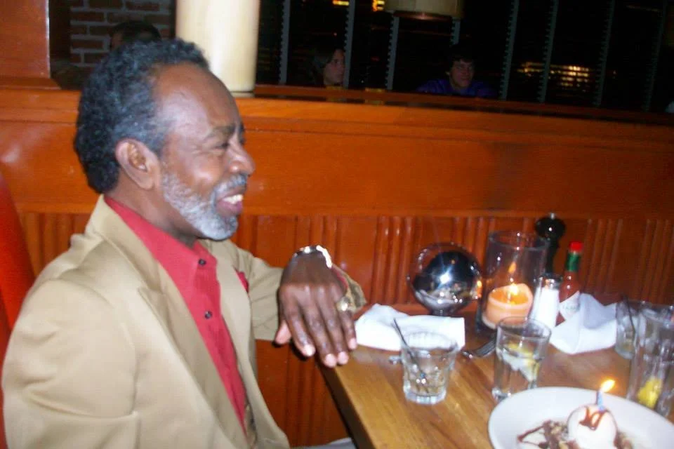 I surprised him for his 70th birthday and treated him to dinner. WHYYYY didn't I take a pic with him?!