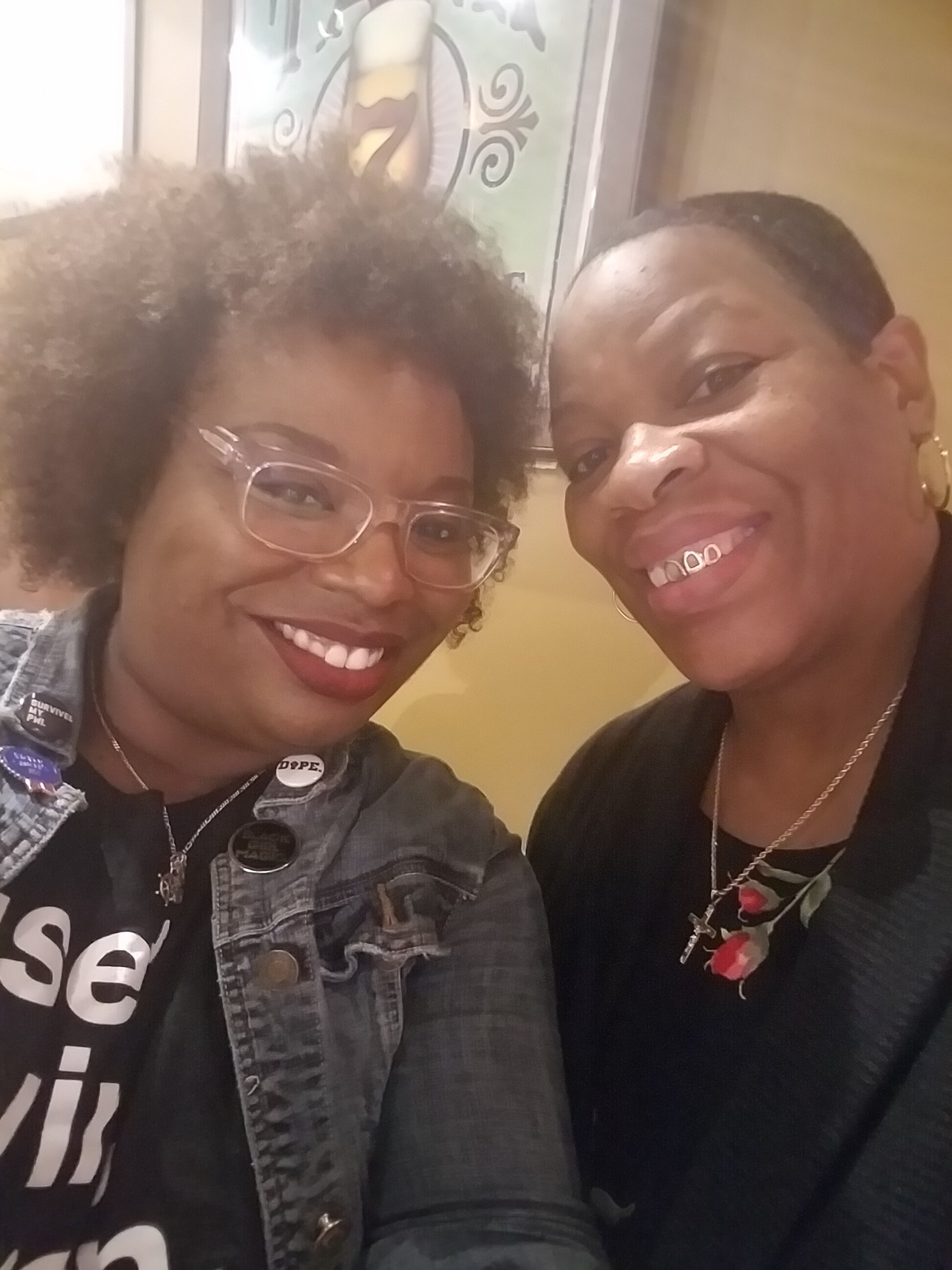 Me and my 'crazy' cousin, Tina