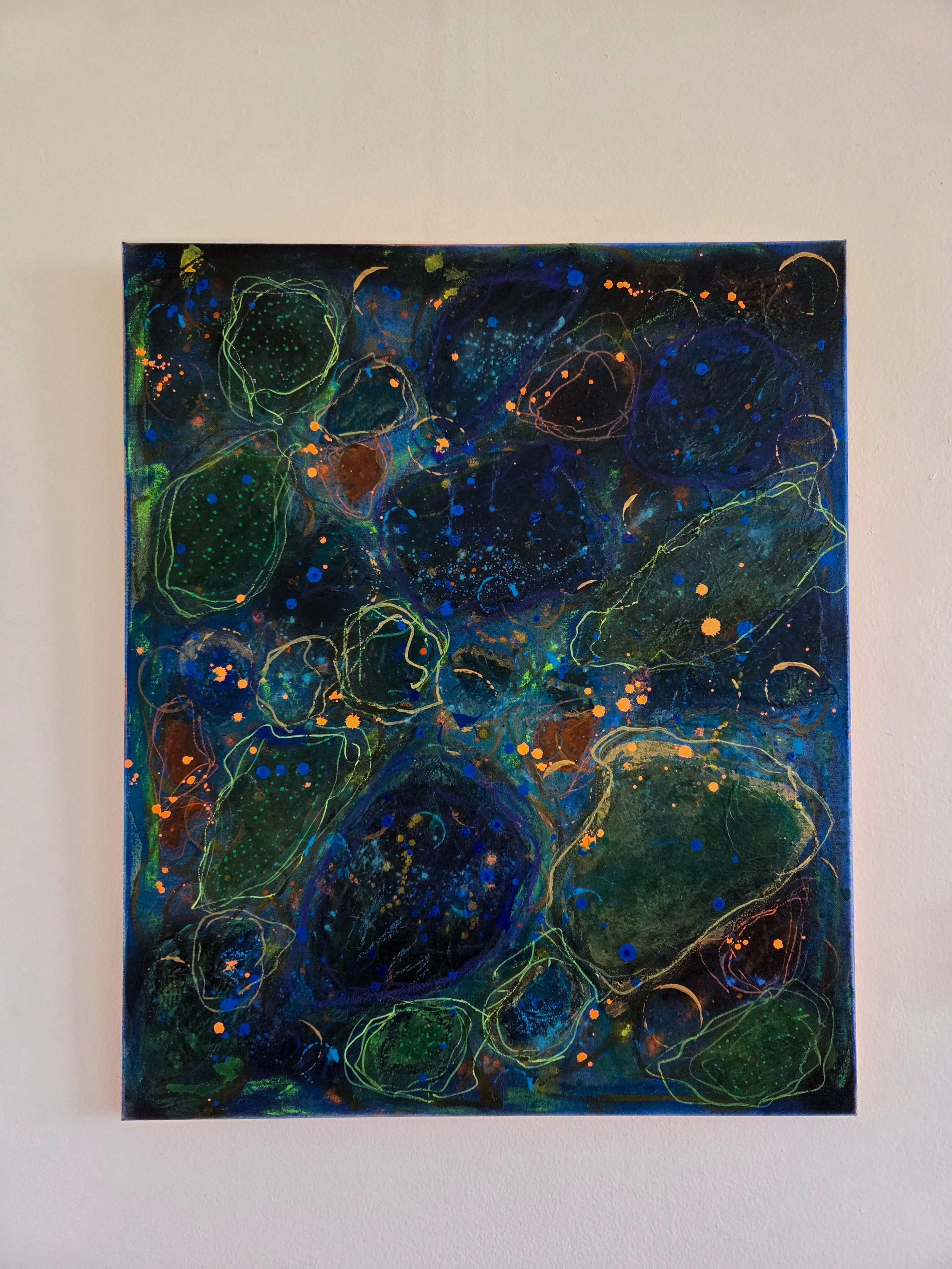 "Energy Exchange" Original Art by Regina Katz