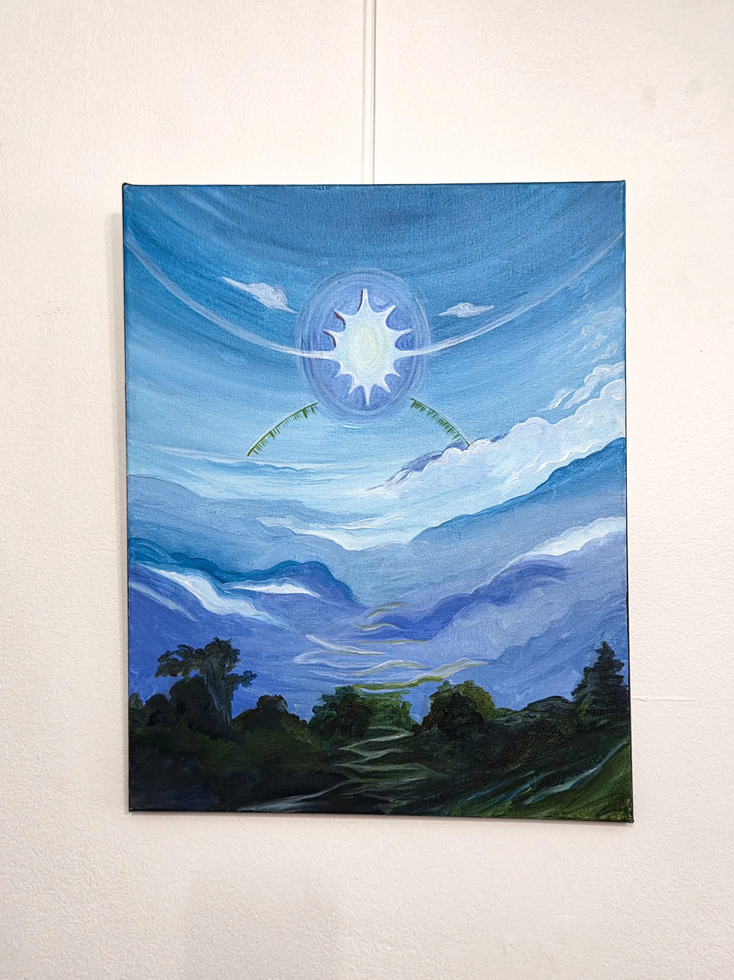 "Peak Of The Light" Original Painting by Kiara Florez