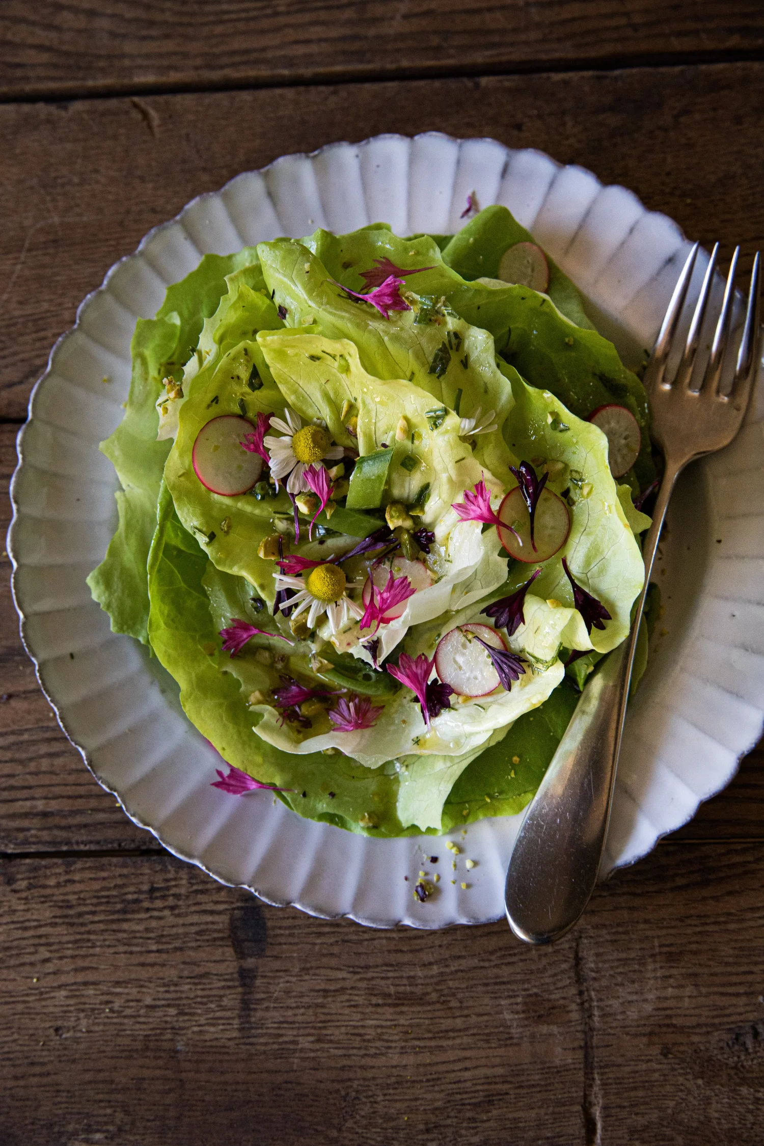 Butter Leaf Lettuce Salad with Fresh Herbs — Amalgam Kitchen