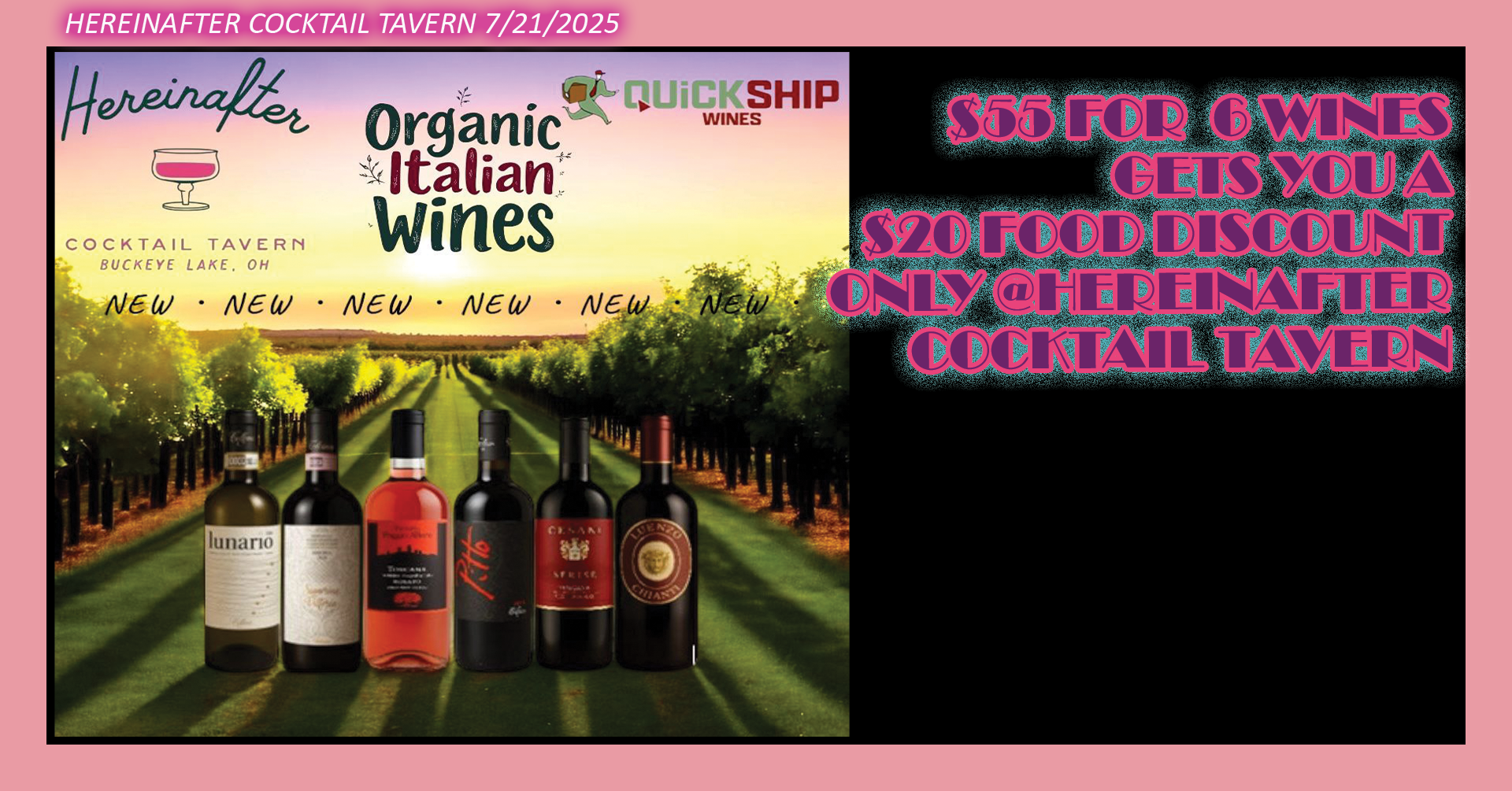 ORGANIC ITALIAN TUSCAN WINE TASTING