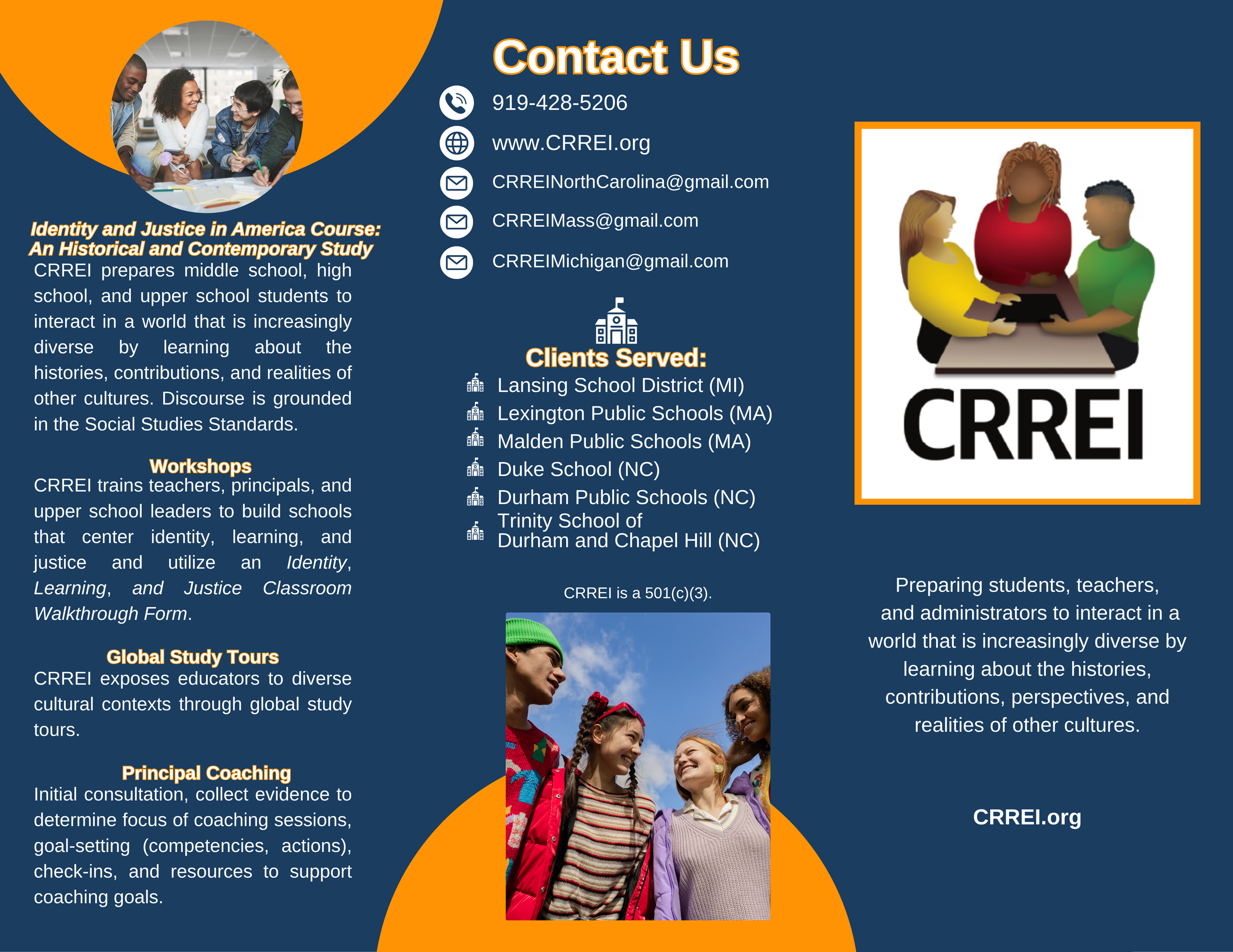 CRREI Brochure Page 1