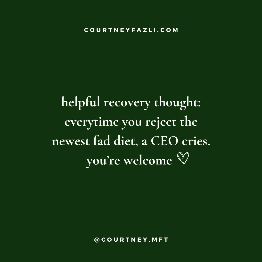 #recoverymindset #edtherapist #edtherapy #therapistofinstagram #recoverywarrior #bodyconfidence #bodyacceptance #ceo #sheeo