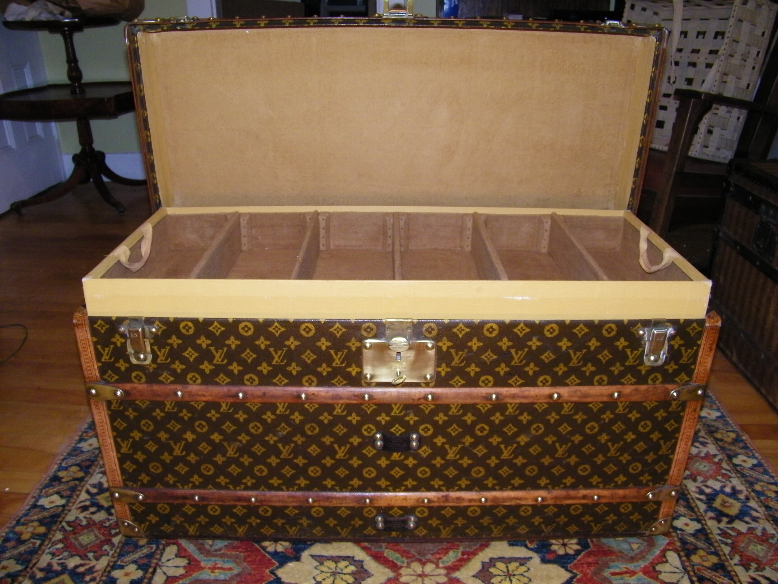One of the very best 'unused, used' Louis Vuitton trunks we have offered  for sale at Rhodes-W…