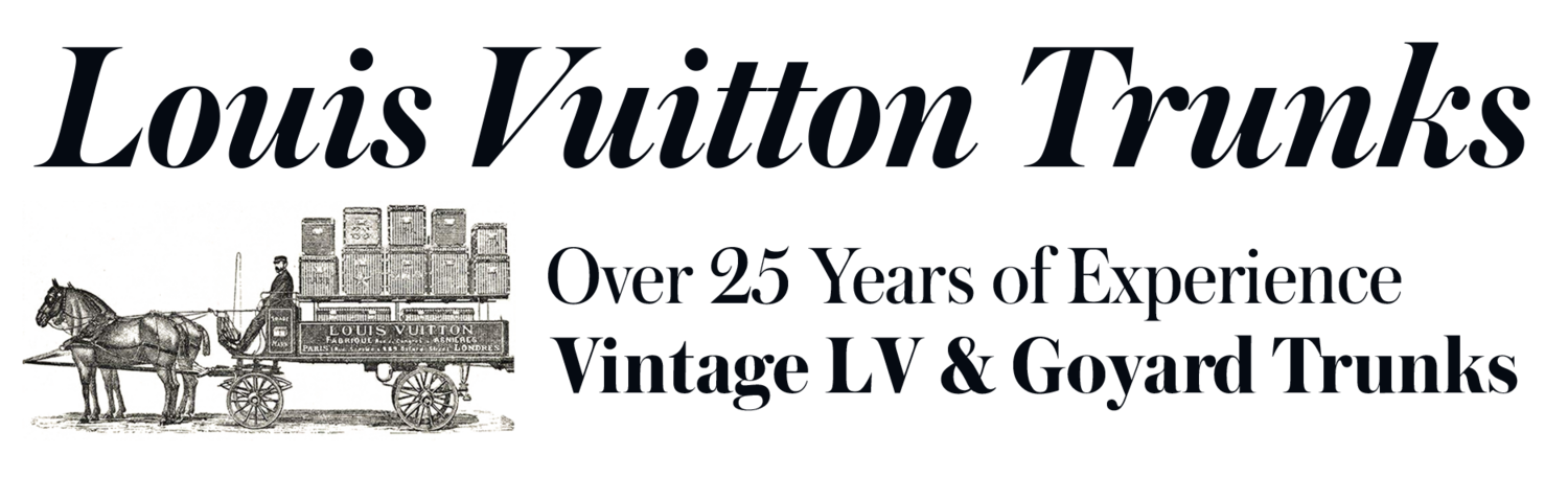 Vintage Louis Vuitton Book & Shoe Trunk, Circa 1930's